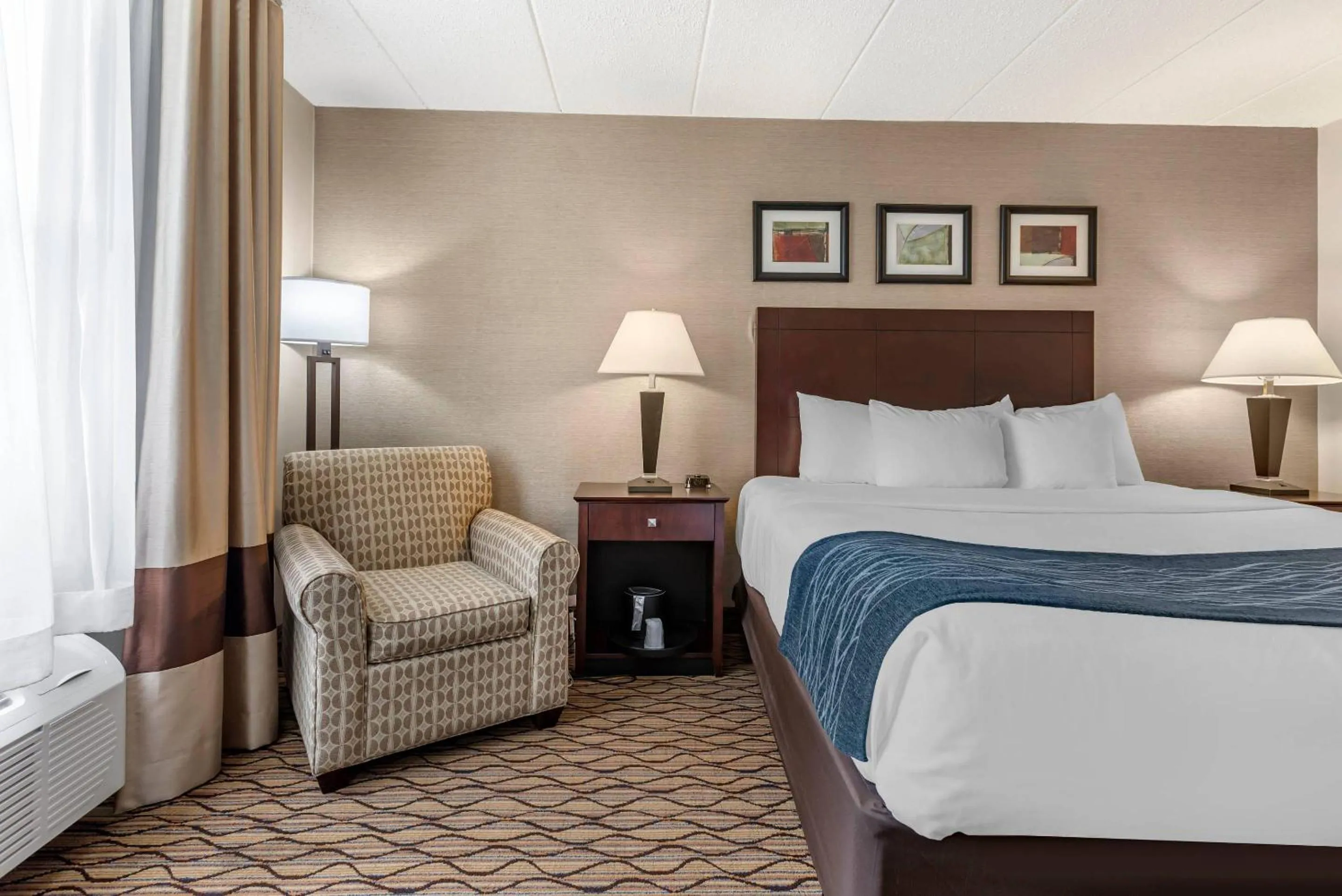Bedroom, Bed in Comfort Inn & Suites Glen Mills - West Chester