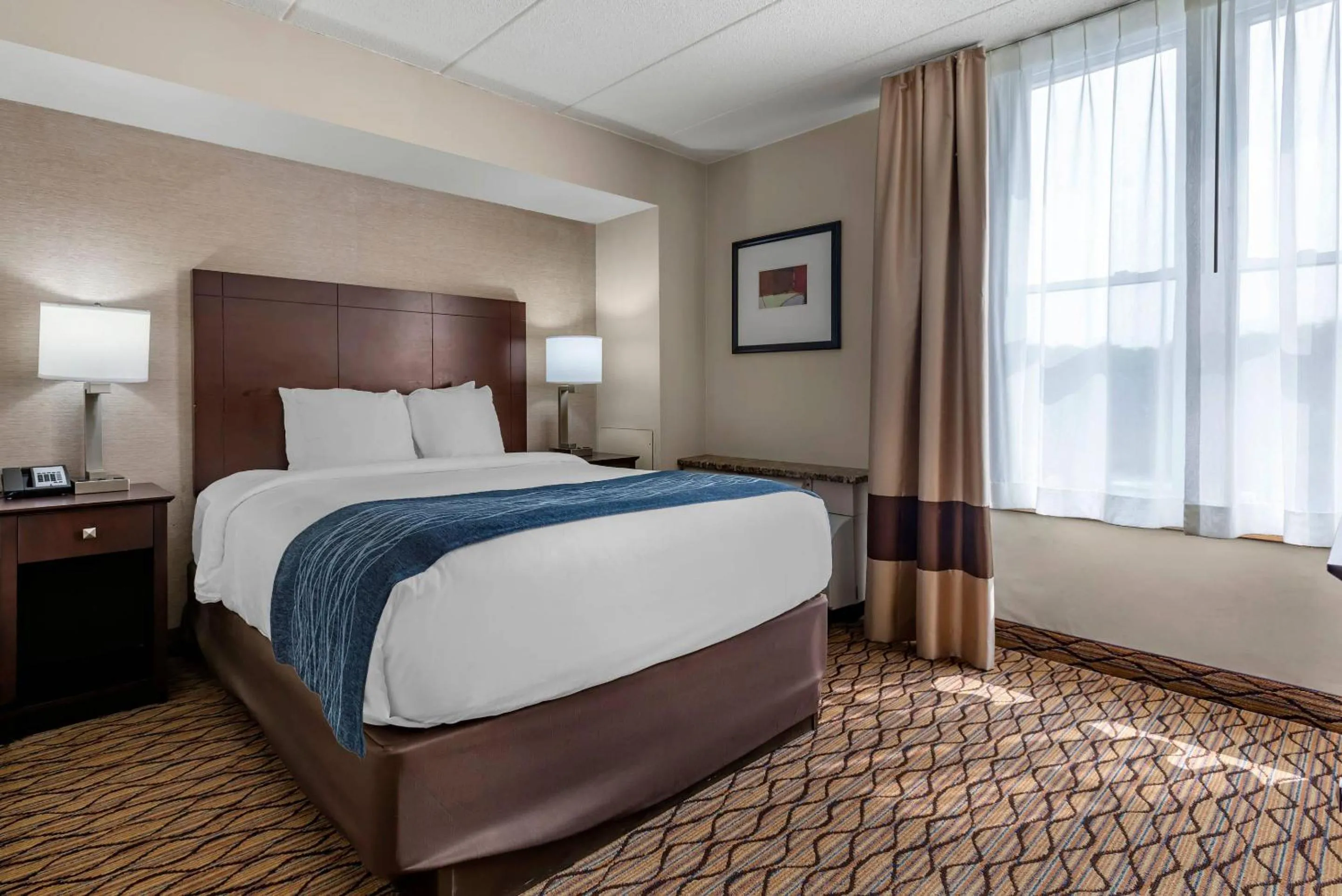Bedroom, Bed in Comfort Inn & Suites Glen Mills - West Chester