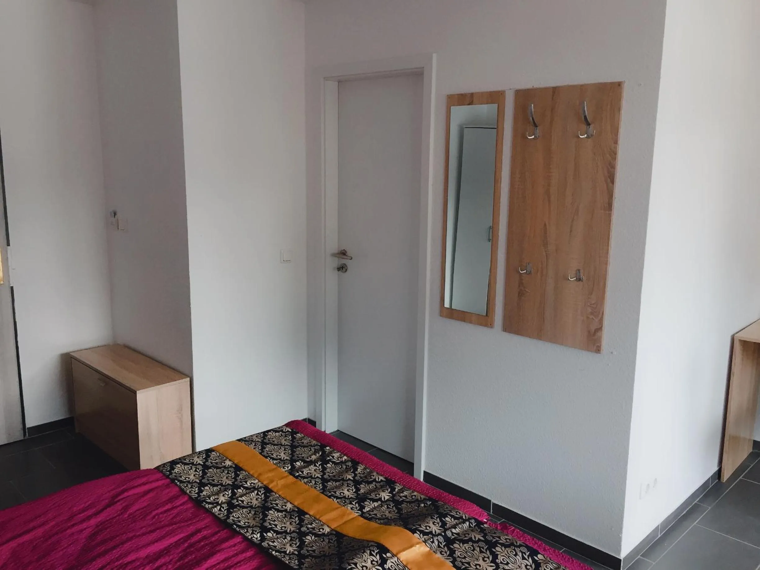 Decorative detail, Bed in Eifelhof Weina