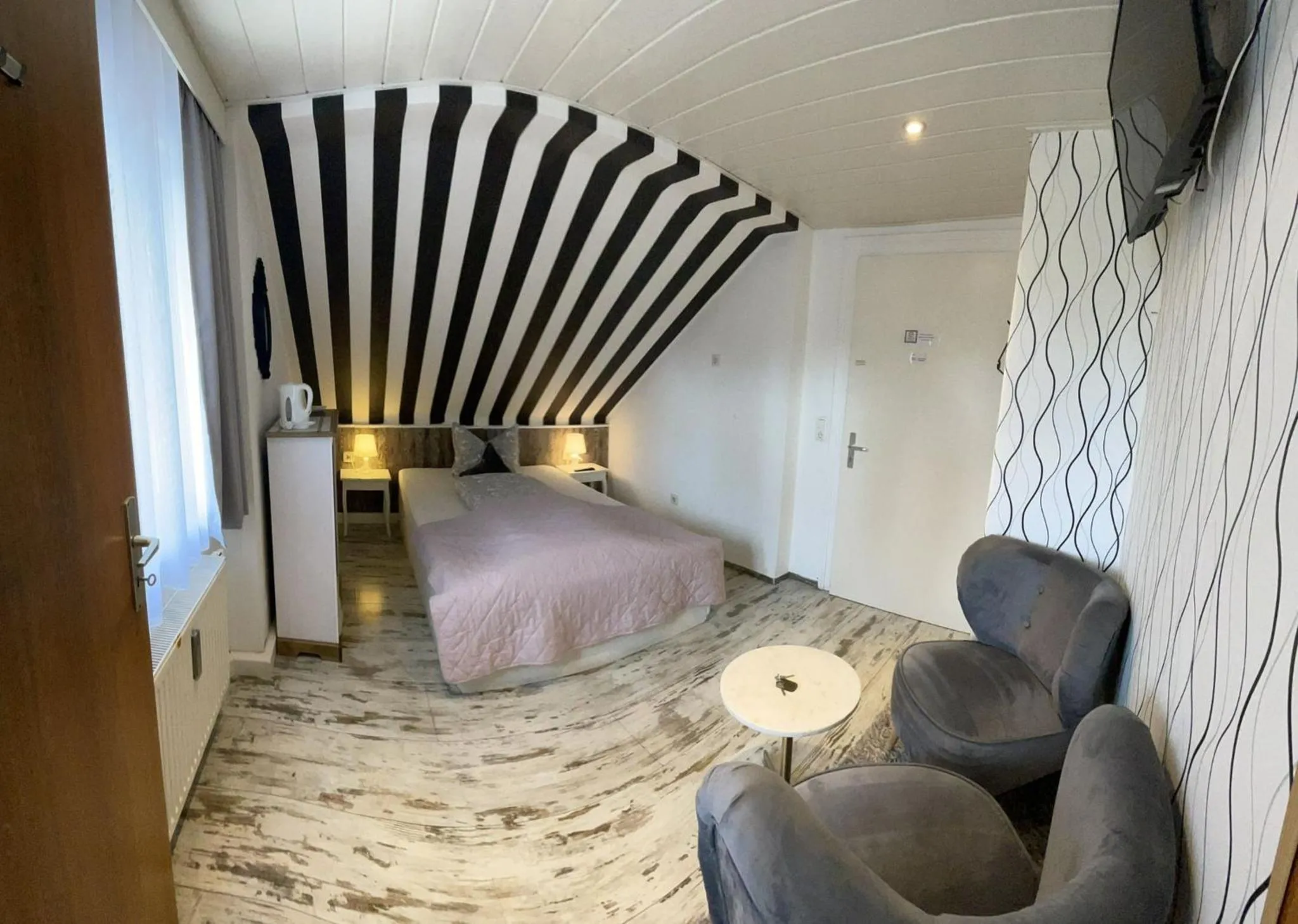 Photo of the whole room, Bed in LA Boutique House