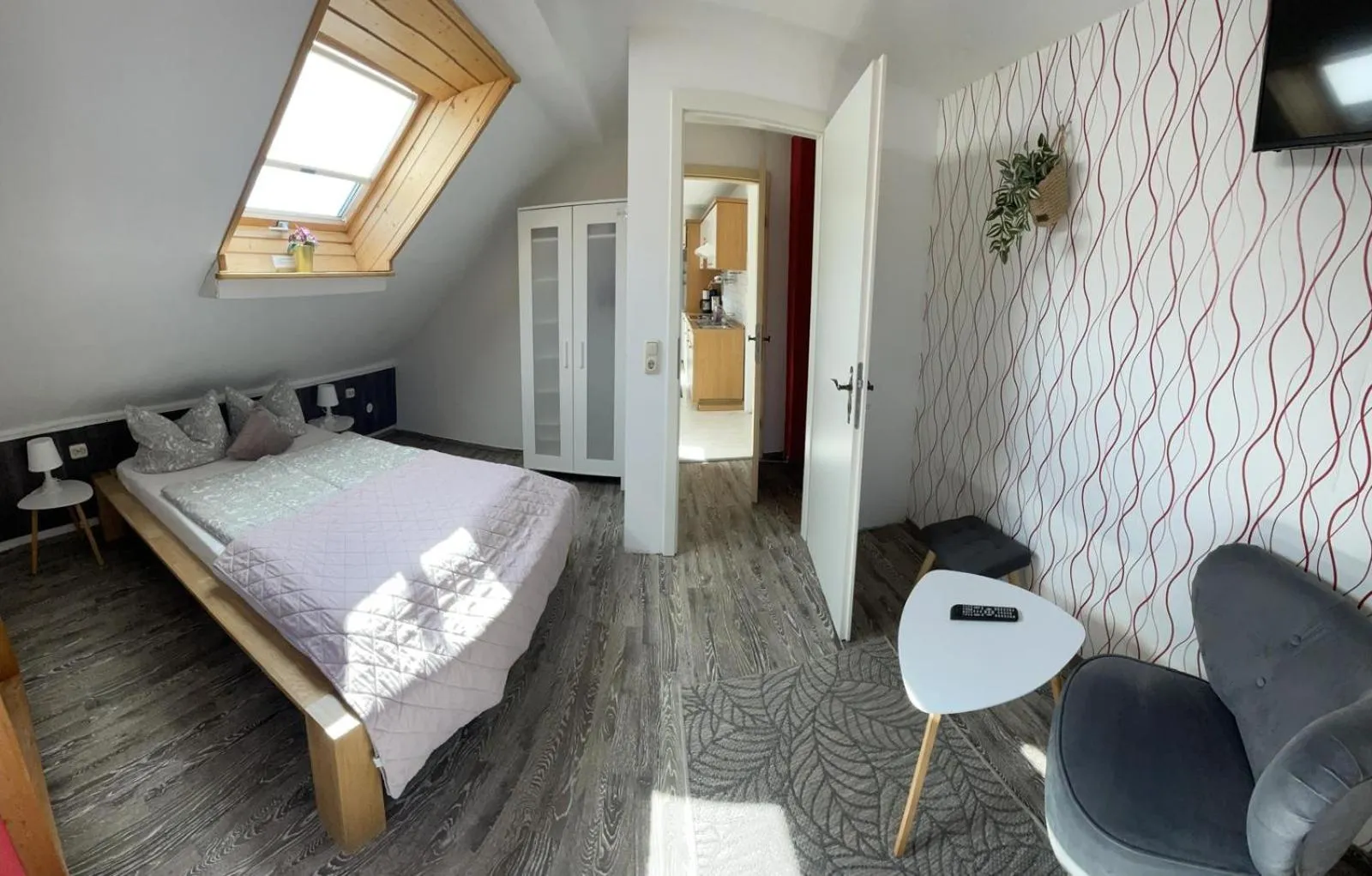 Photo of the whole room, Bed in LA Boutique House