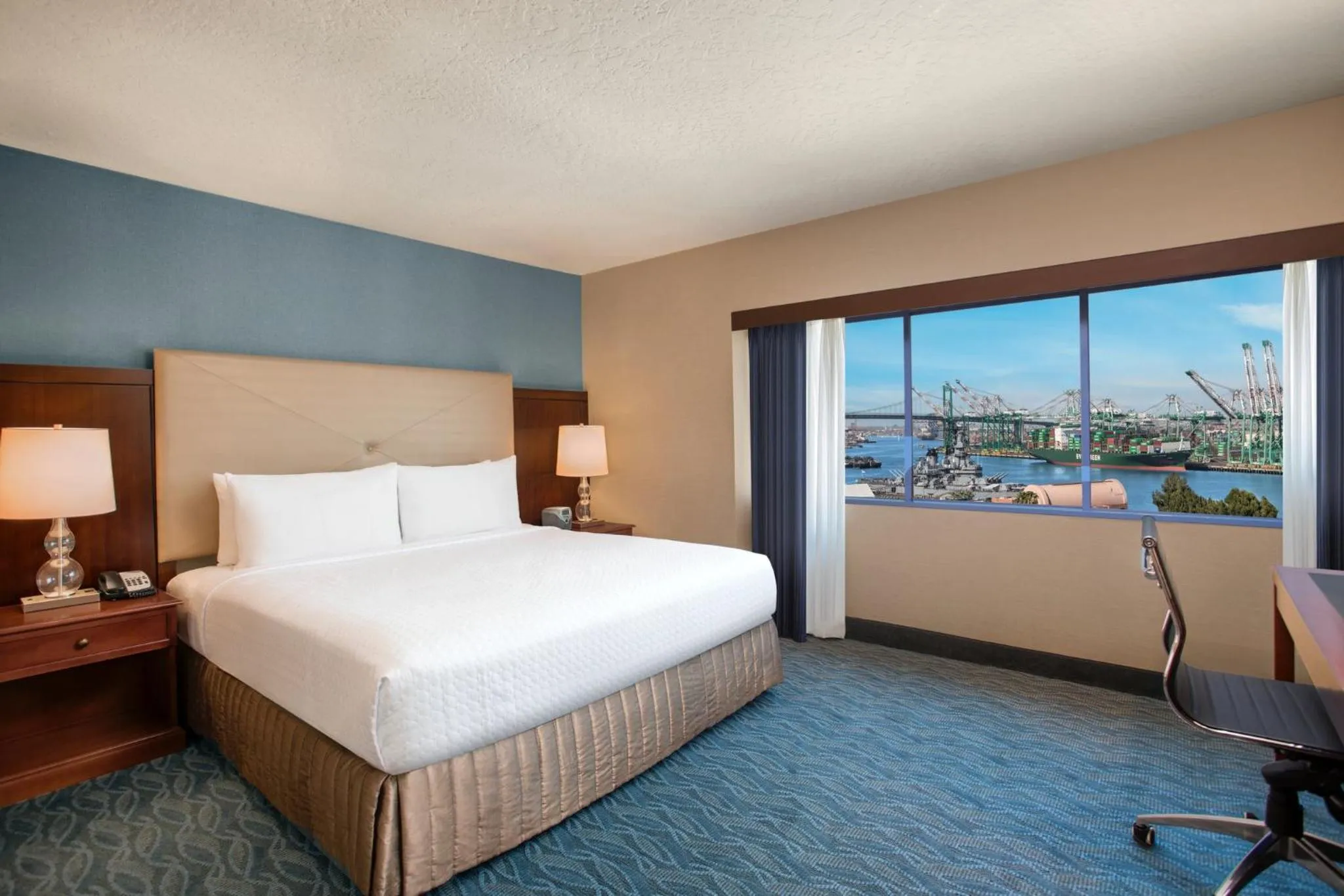 Photo of the whole room, Bed in Crowne Plaza Hotel Los Angeles Harbor by IHG