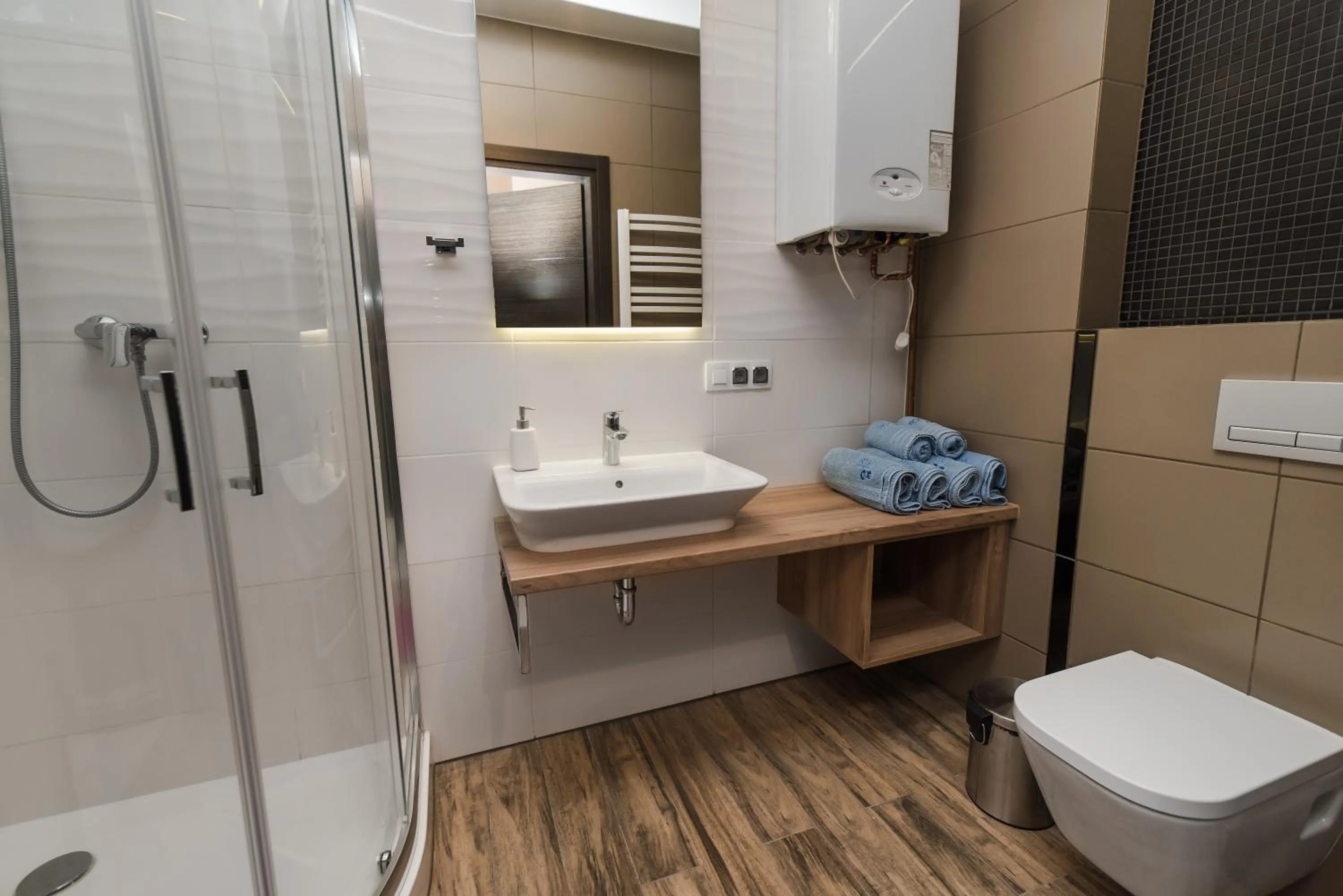 Shower in Rosa Apartamenty