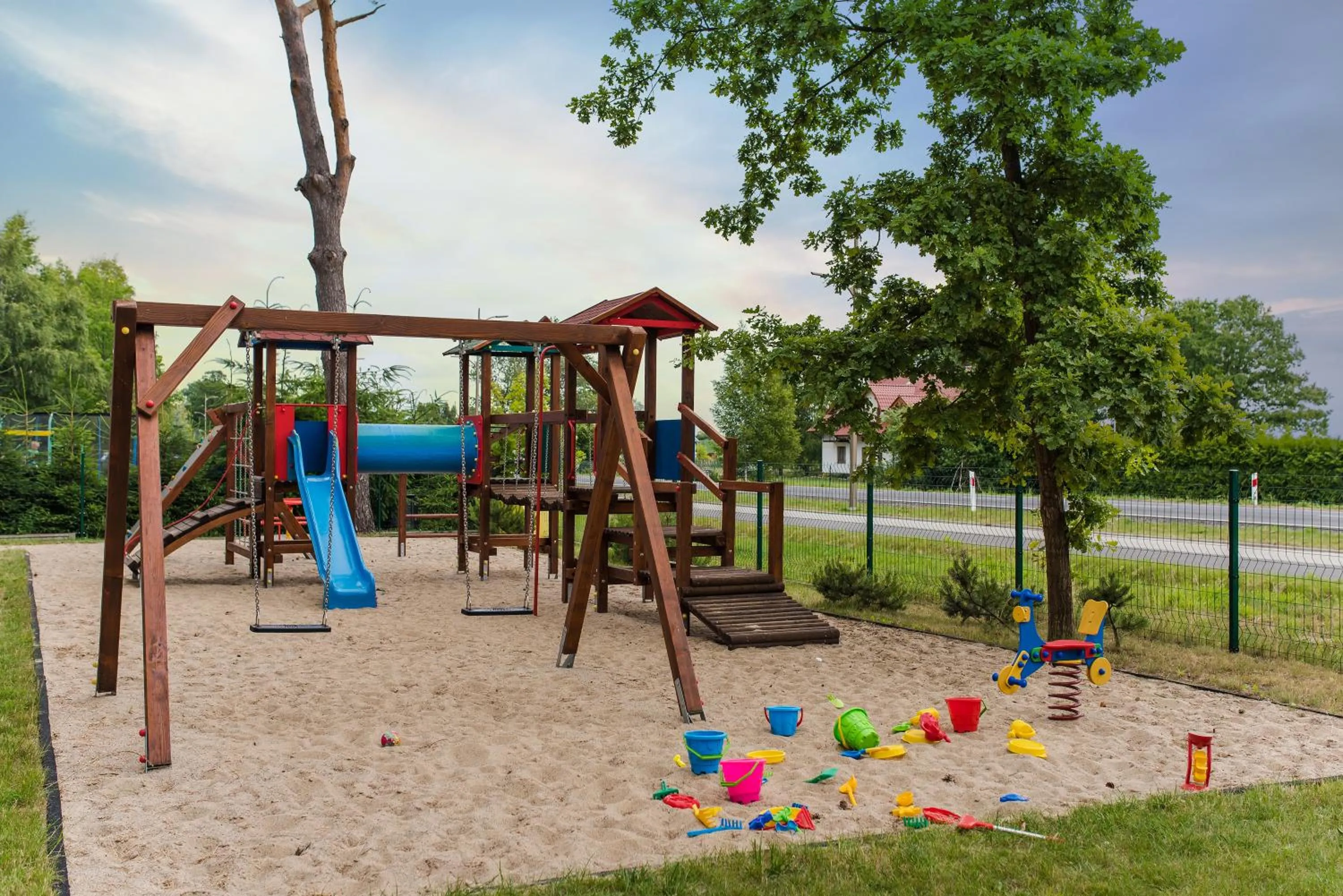 Children play ground in Rosa Apartamenty