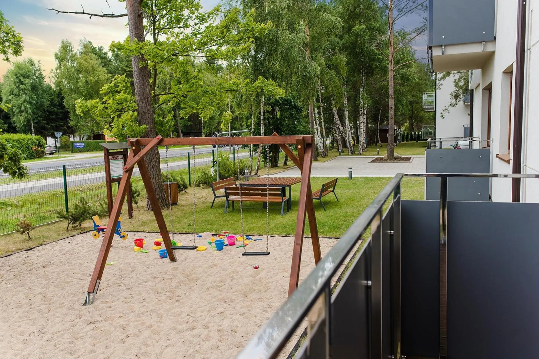 Children play ground in Rosa Apartamenty