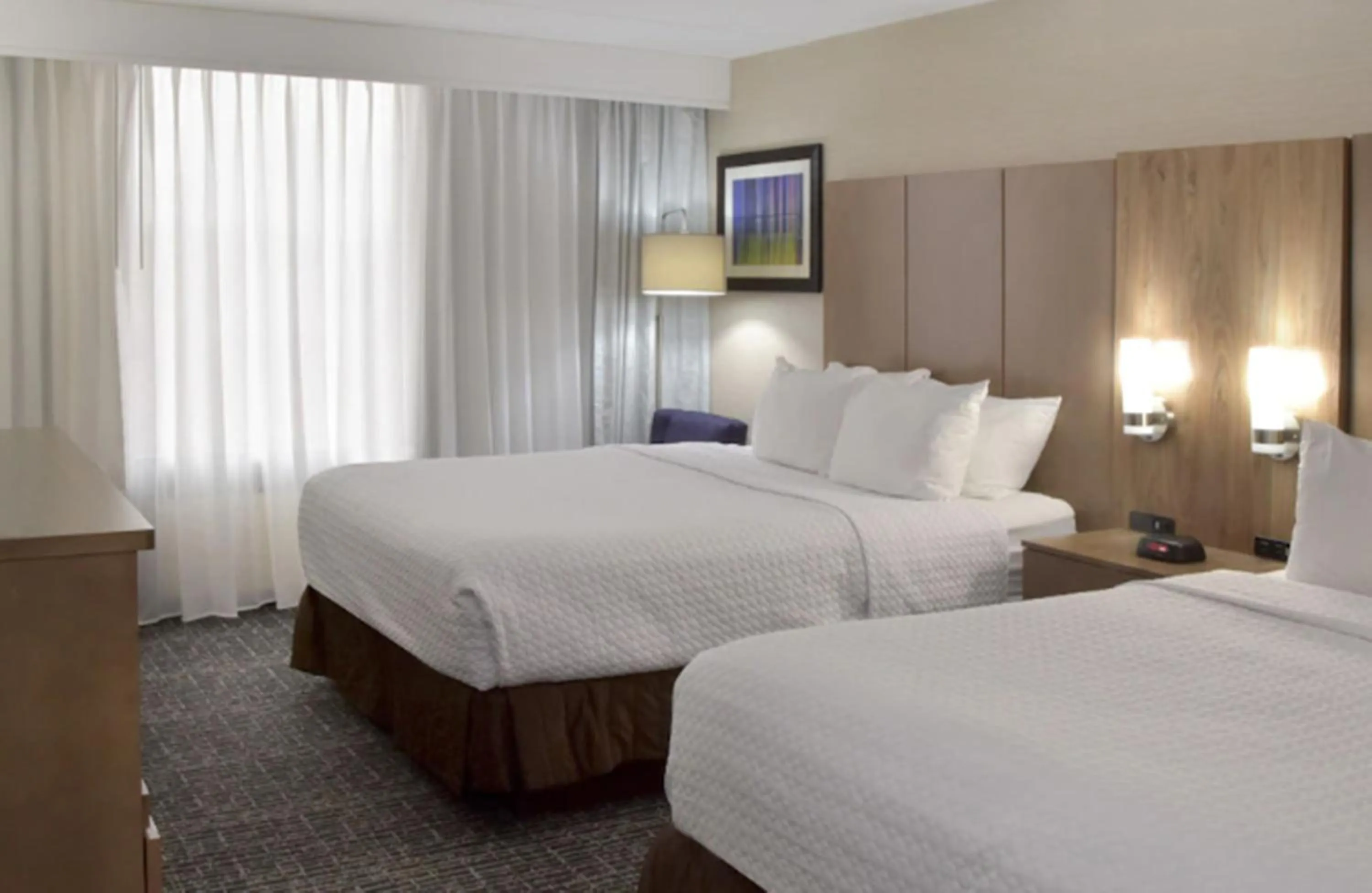 Bed in Crowne Plaza Cleveland Airport by IHG