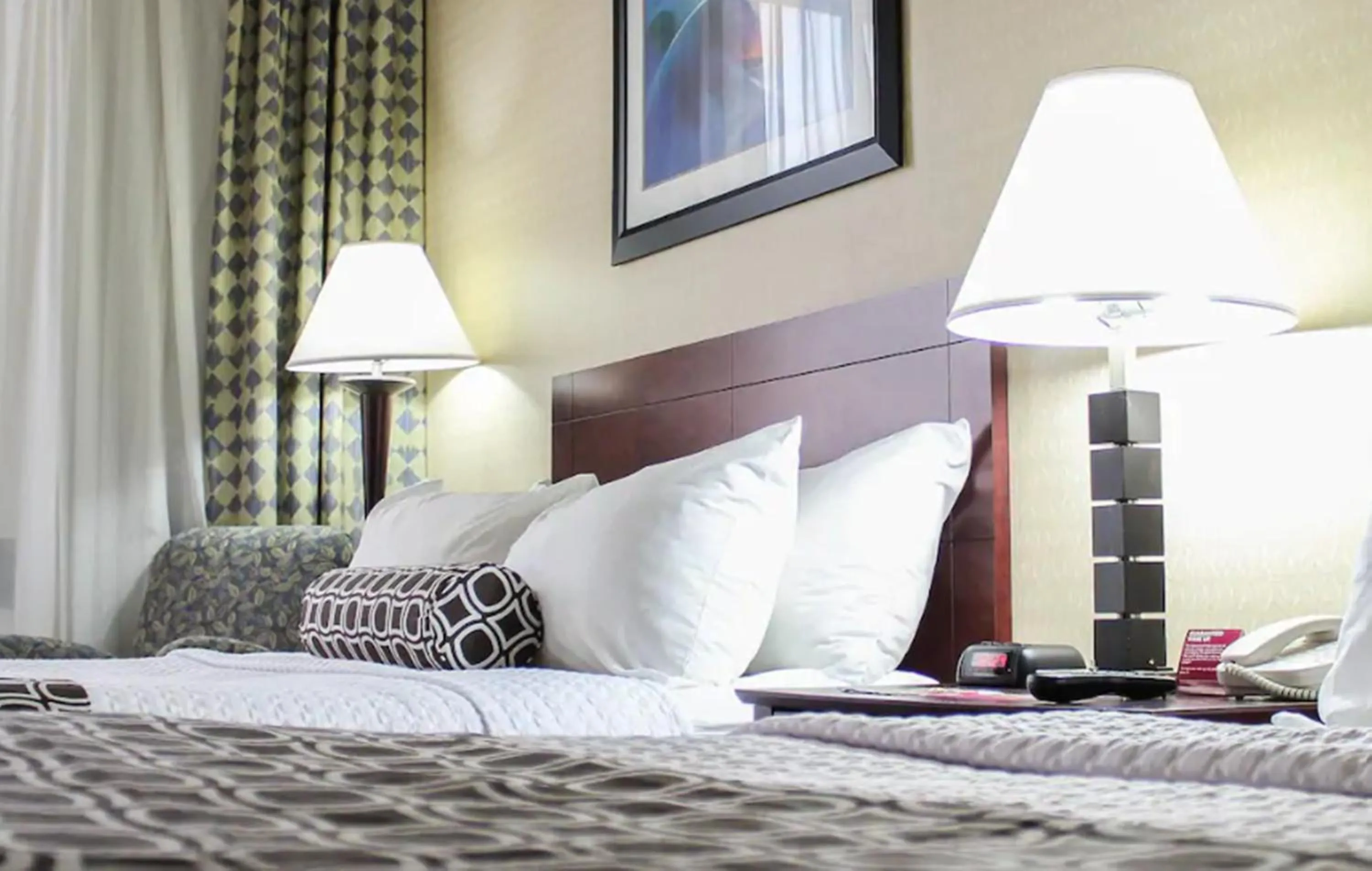 Bed in Crowne Plaza Cleveland Airport by IHG