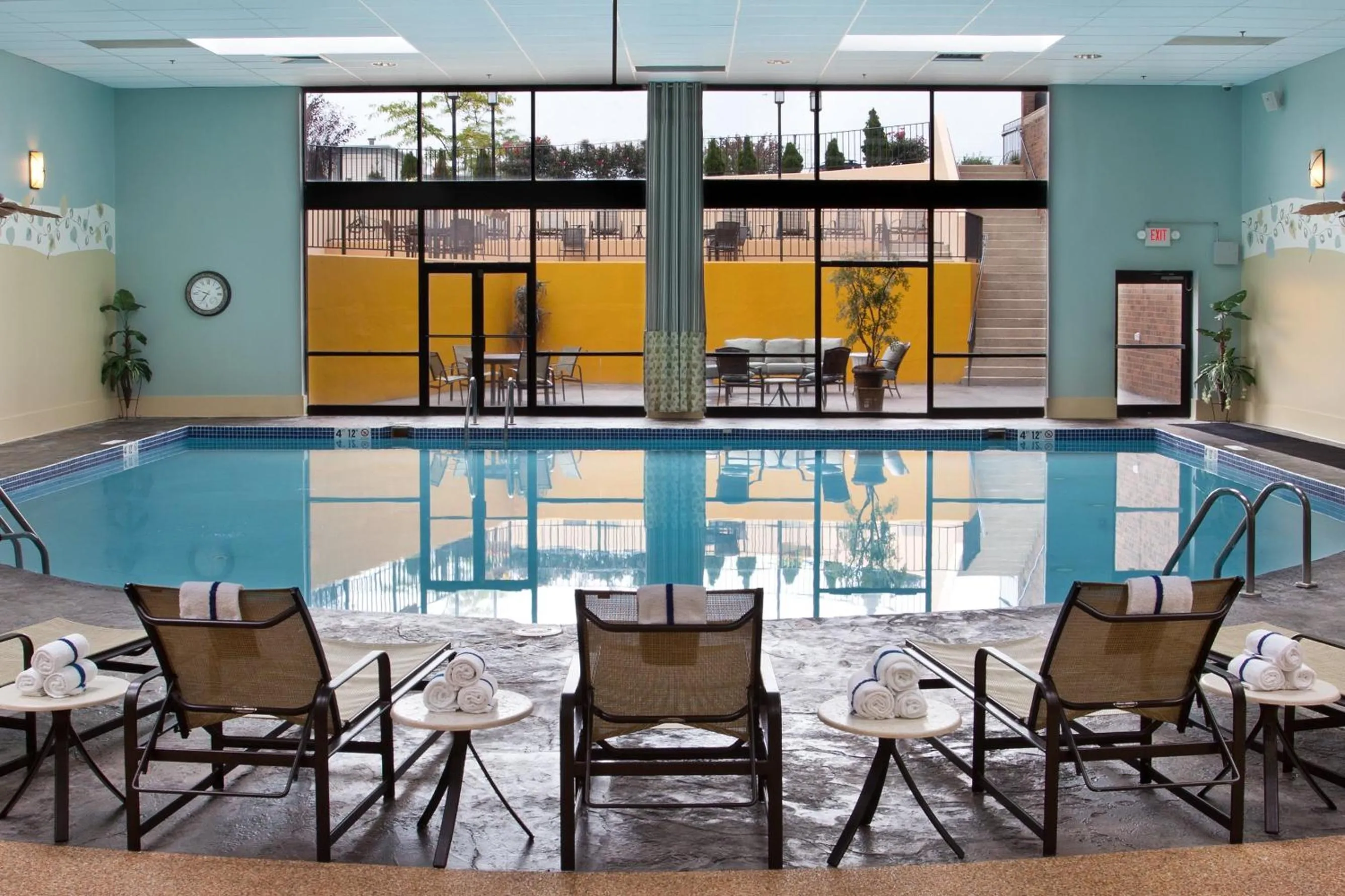 Swimming pool in Crowne Plaza Cleveland Airport by IHG