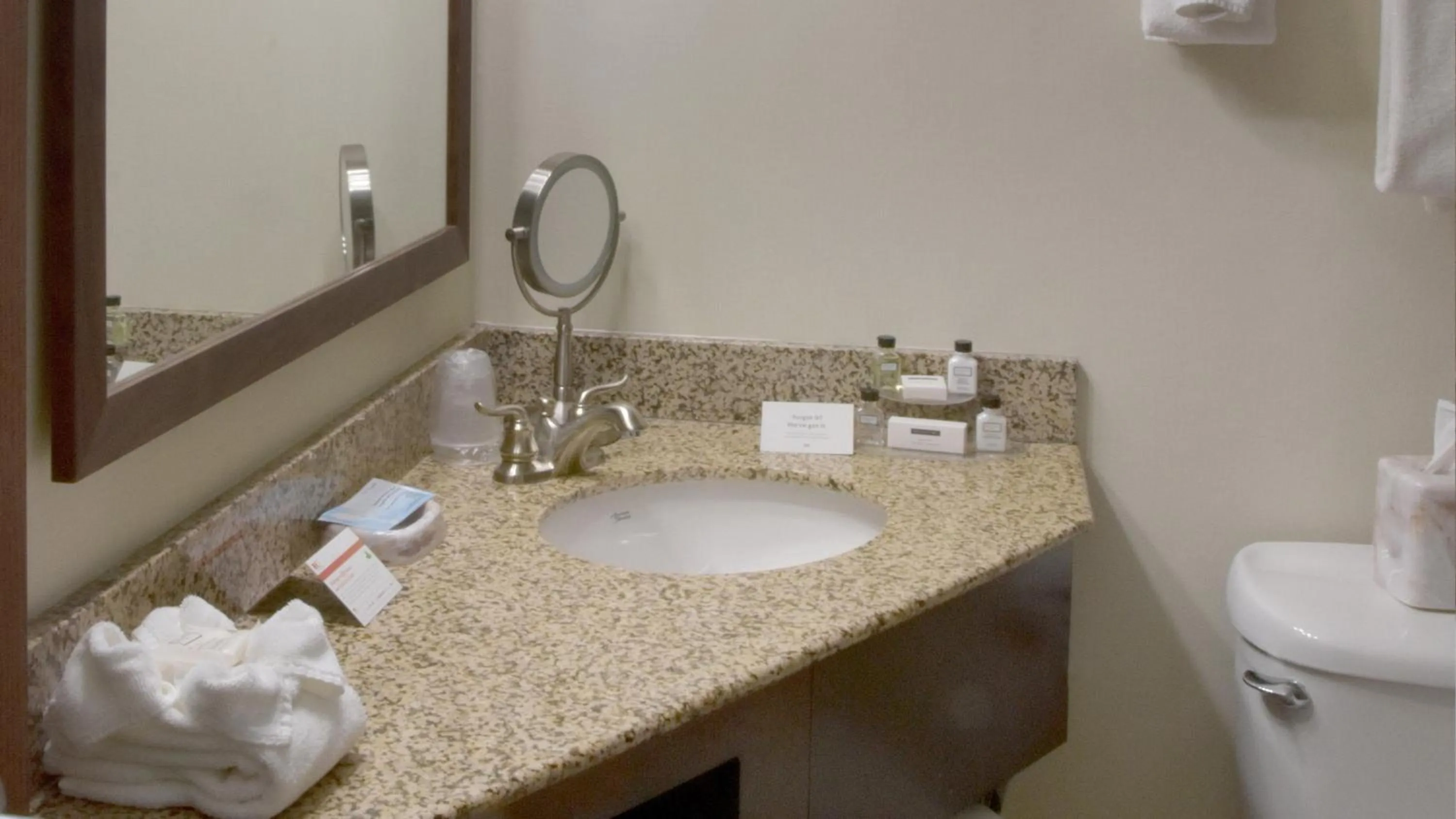 Bathroom in Crowne Plaza Cleveland Airport by IHG