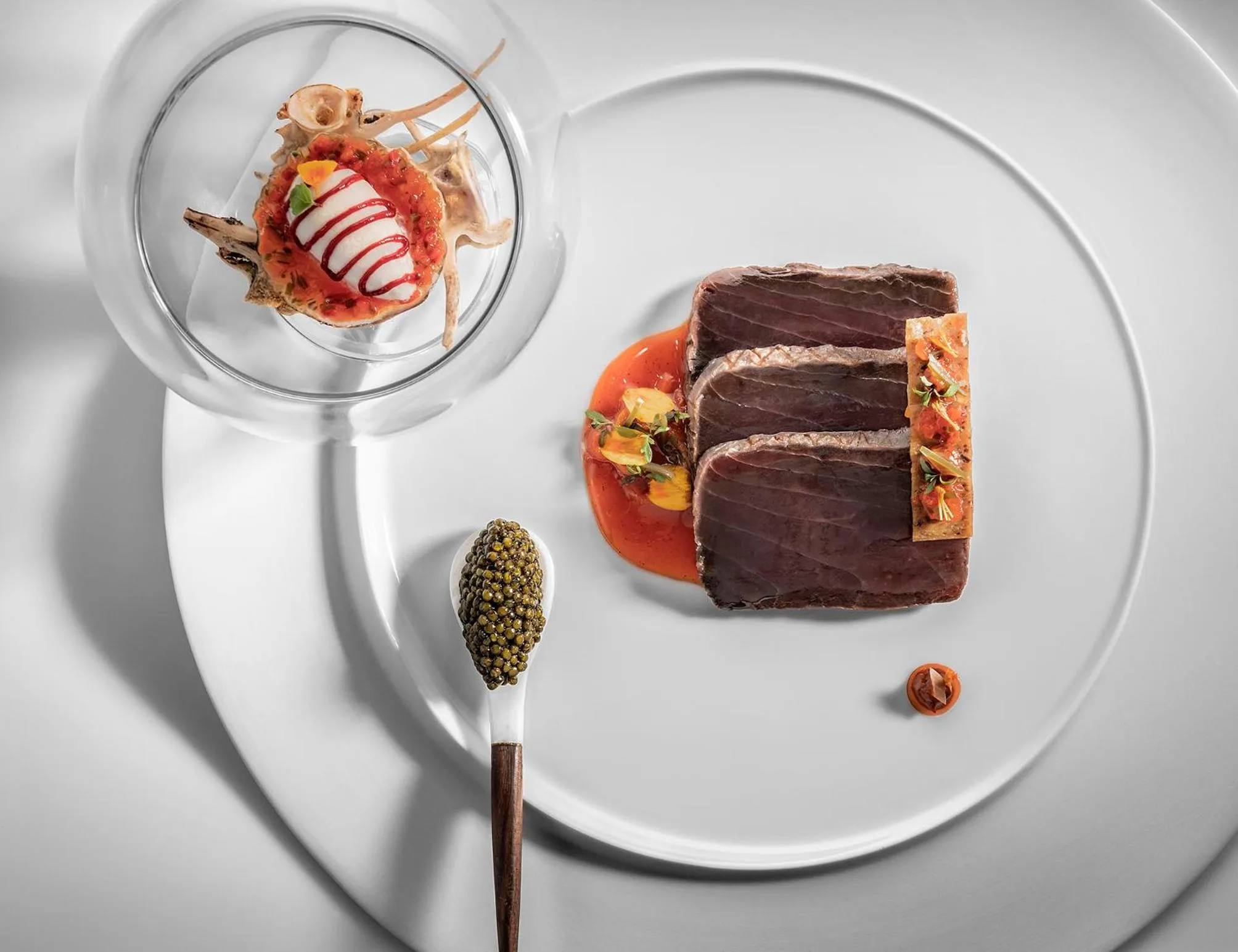 Food and drinks in La Réserve de Beaulieu