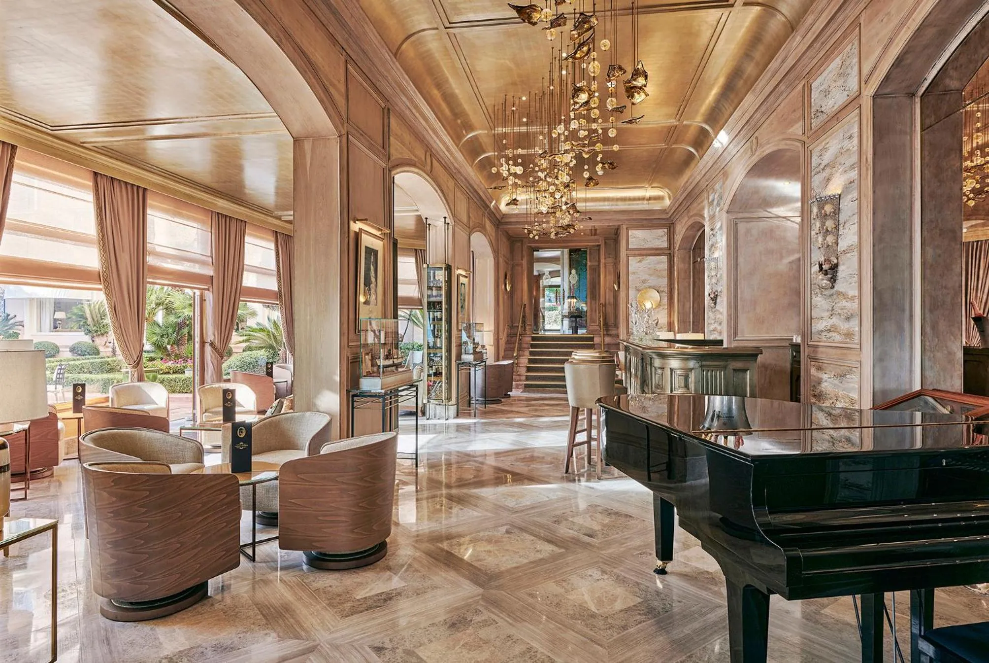 Living room in La Réserve de Beaulieu