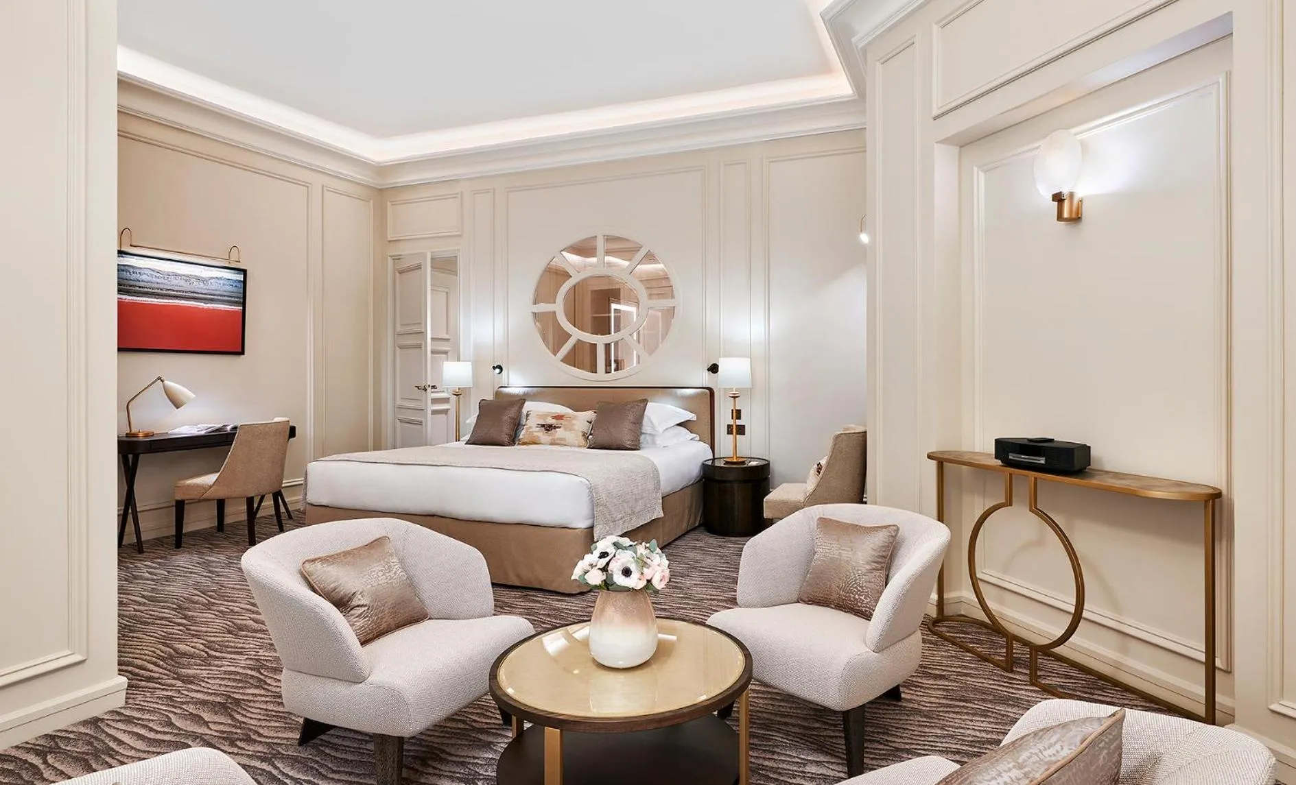 Bed in La Réserve de Beaulieu