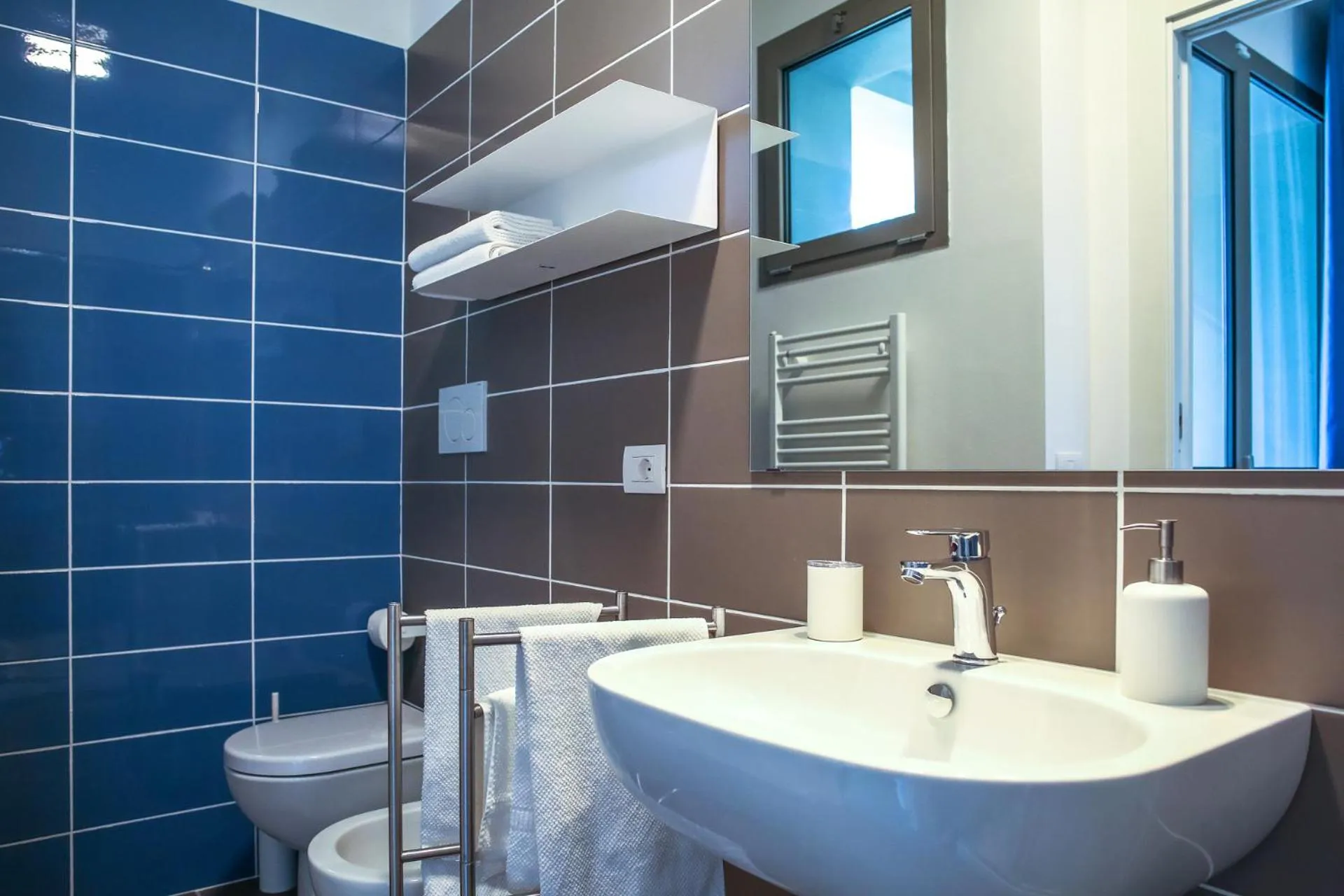 Bathroom in B&B WarmUp Grosseto - Parcheggio incluso nella corte interna