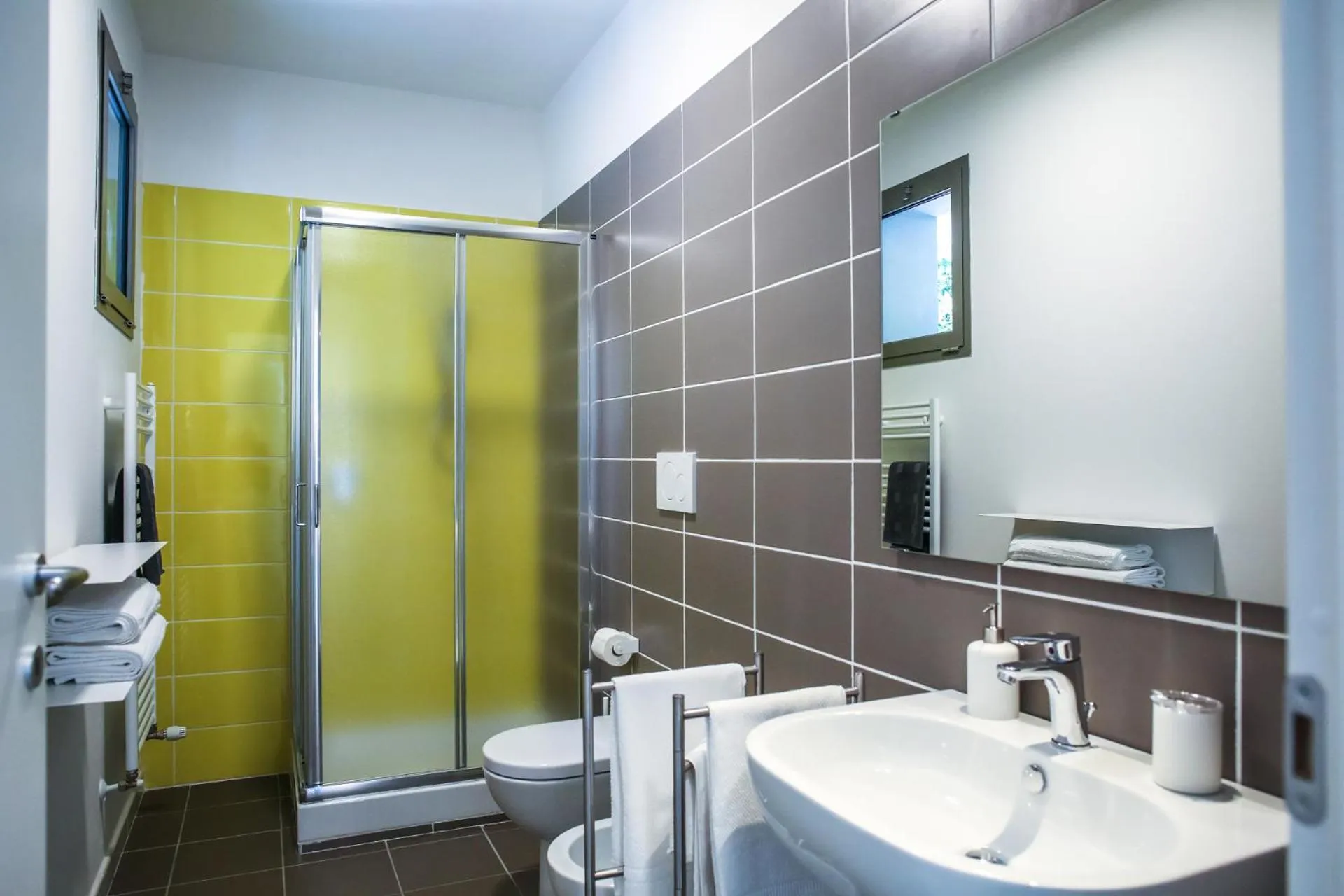 Bathroom in B&B WarmUp Grosseto - Parcheggio incluso nella corte interna