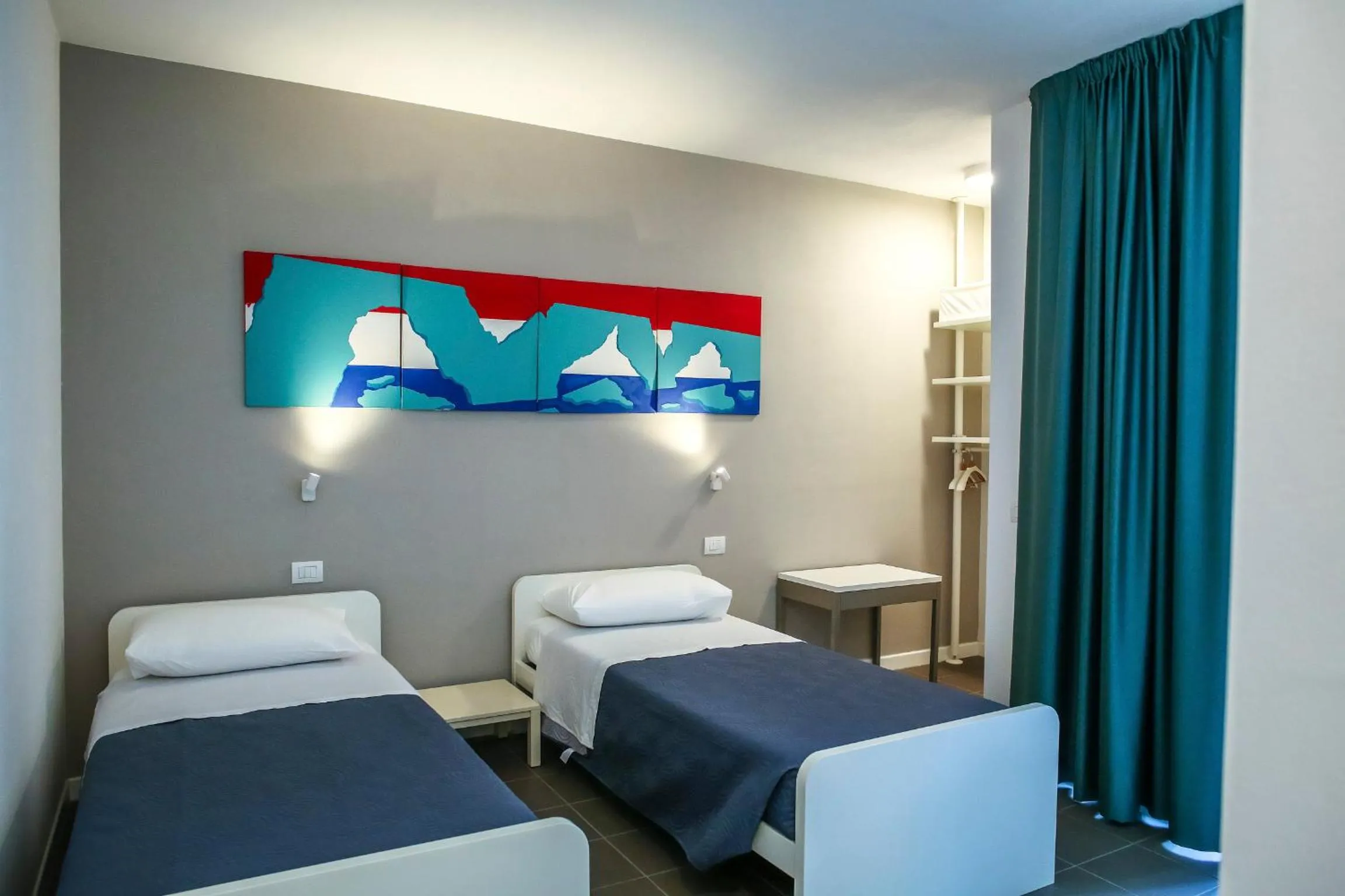 Photo of the whole room, Bed in B&B WarmUp Grosseto - Parcheggio incluso nella corte interna