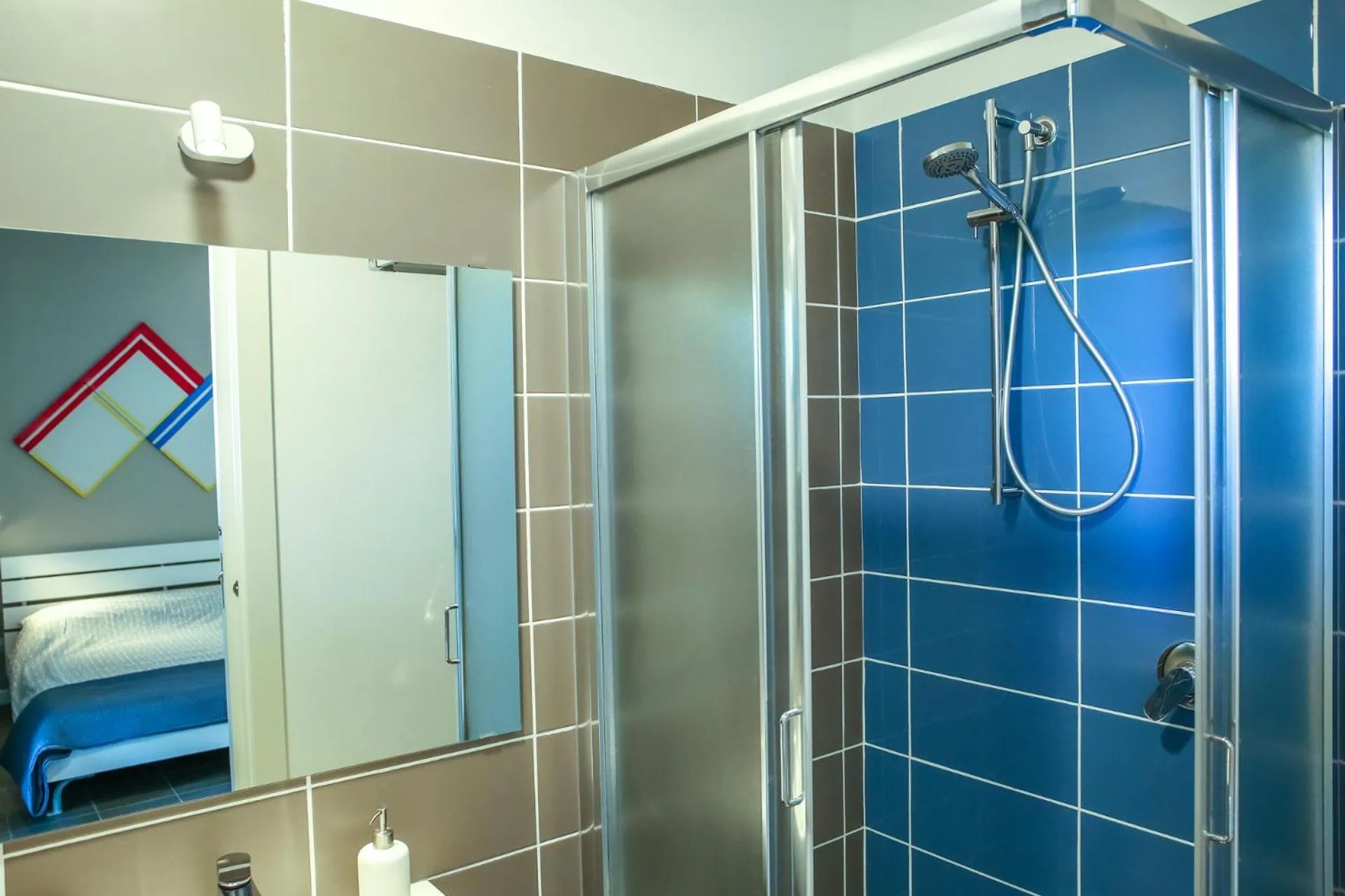 Bathroom in B&B WarmUp Grosseto - Parcheggio incluso nella corte interna