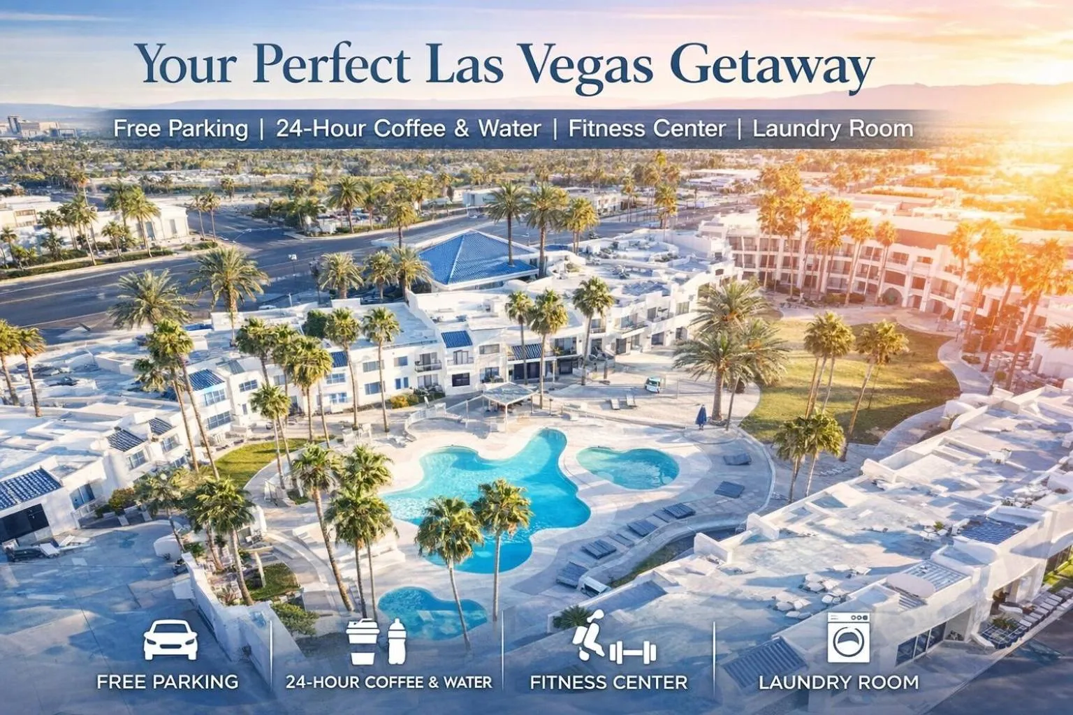 Property building in Serene Vegas Boutique Hotel Las Vegas