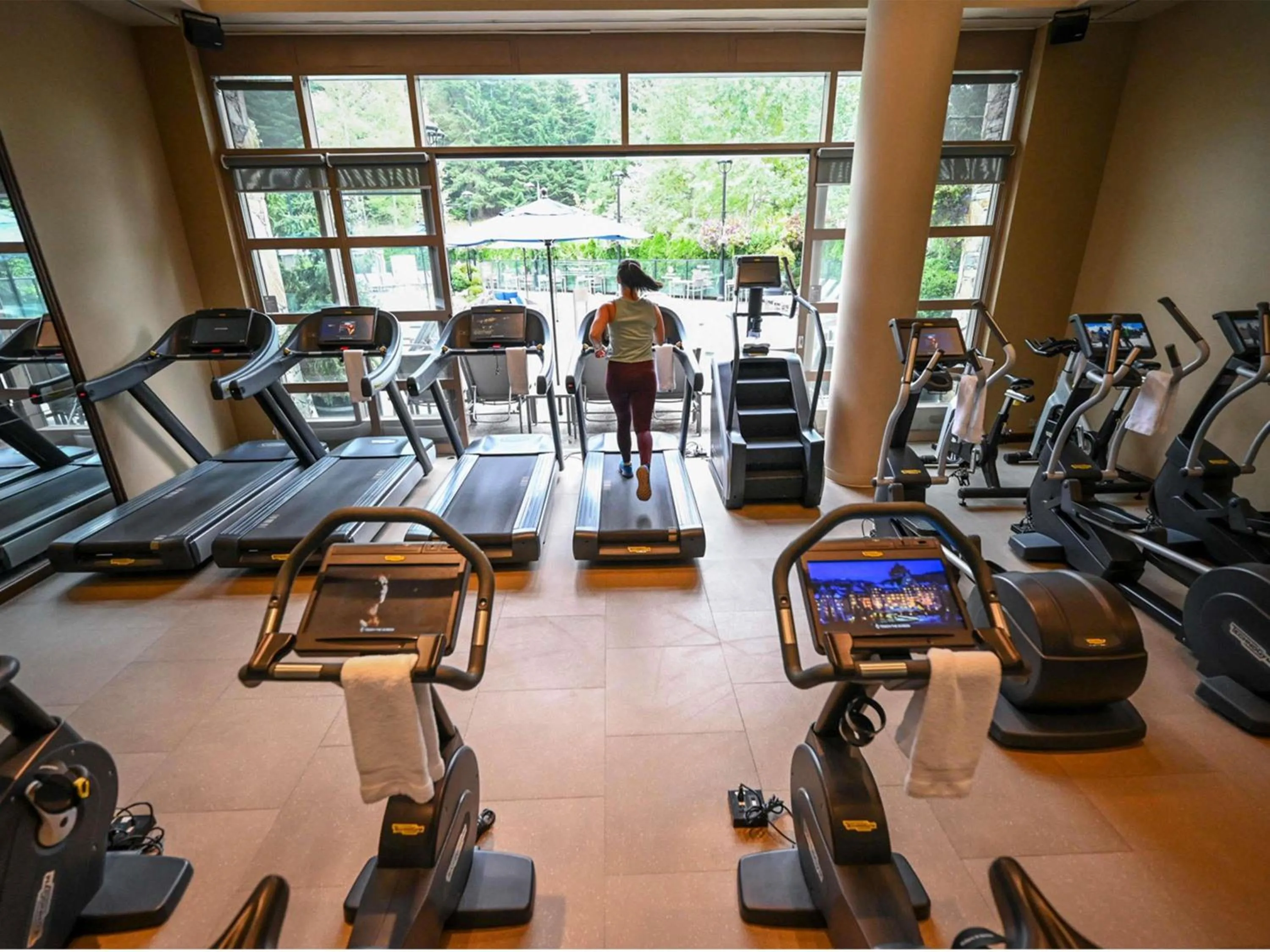Fitness centre/facilities in Fairmont Chateau Whistler
