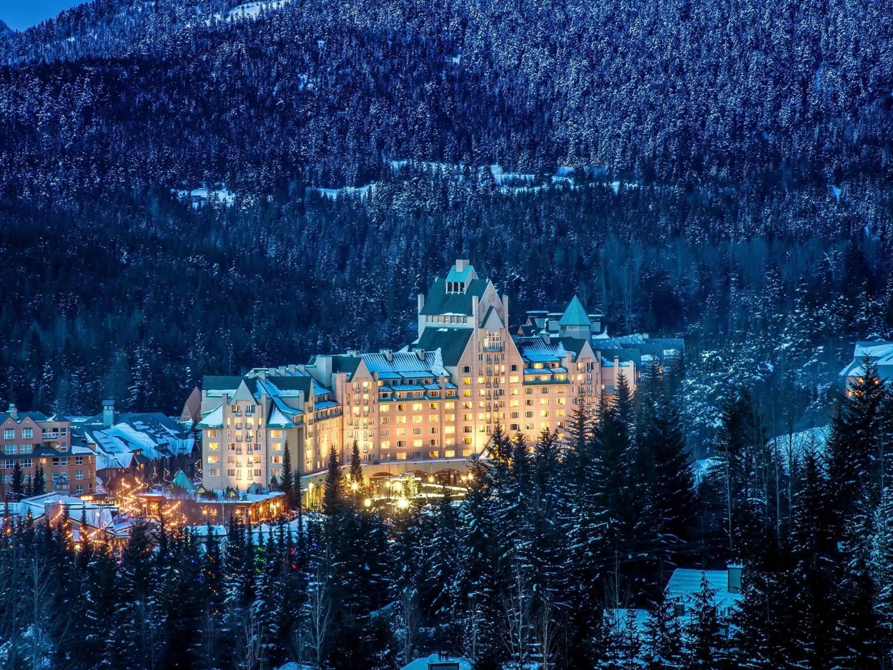 Property building in Fairmont Chateau Whistler