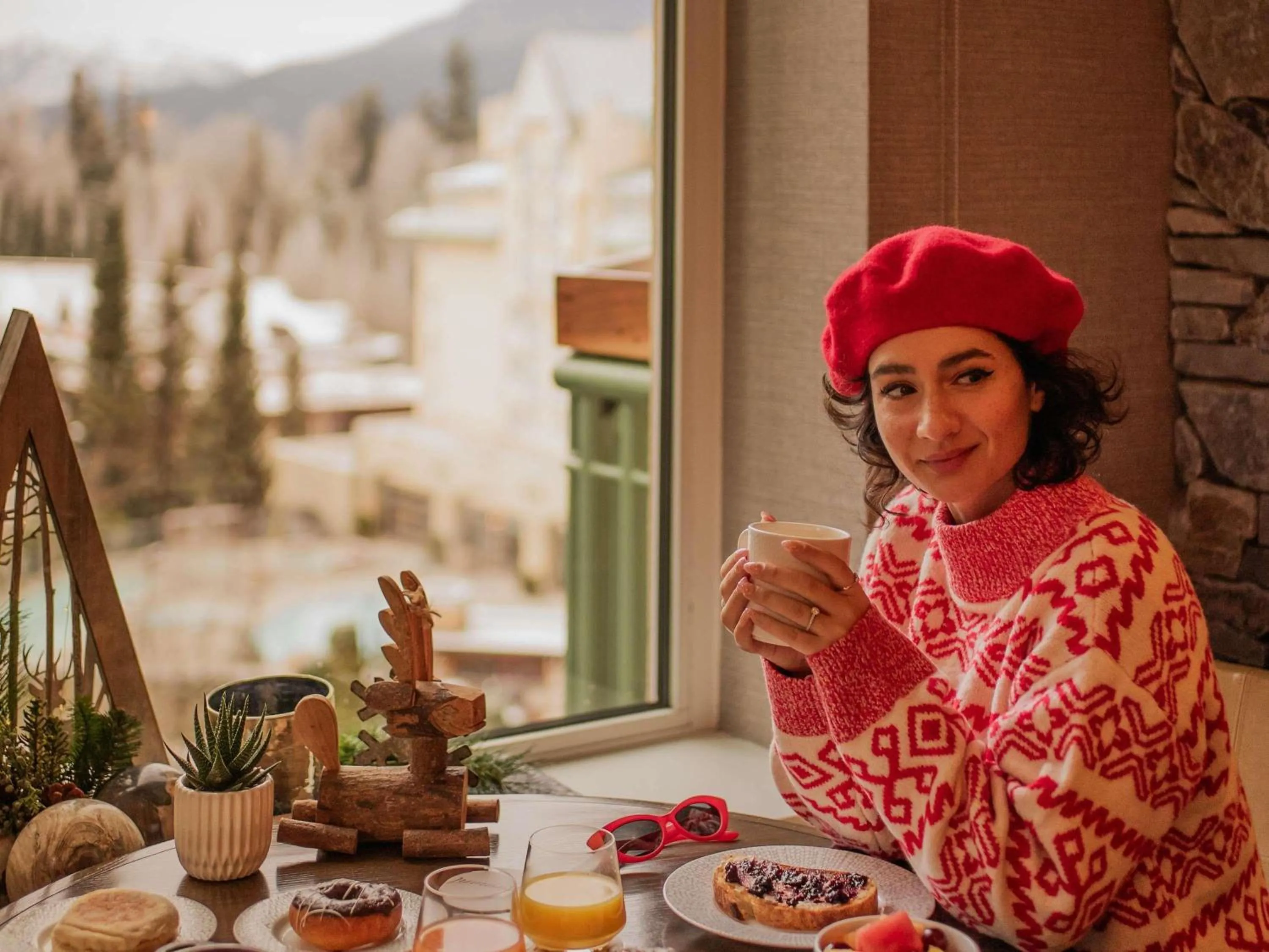 Breakfast in Fairmont Chateau Whistler