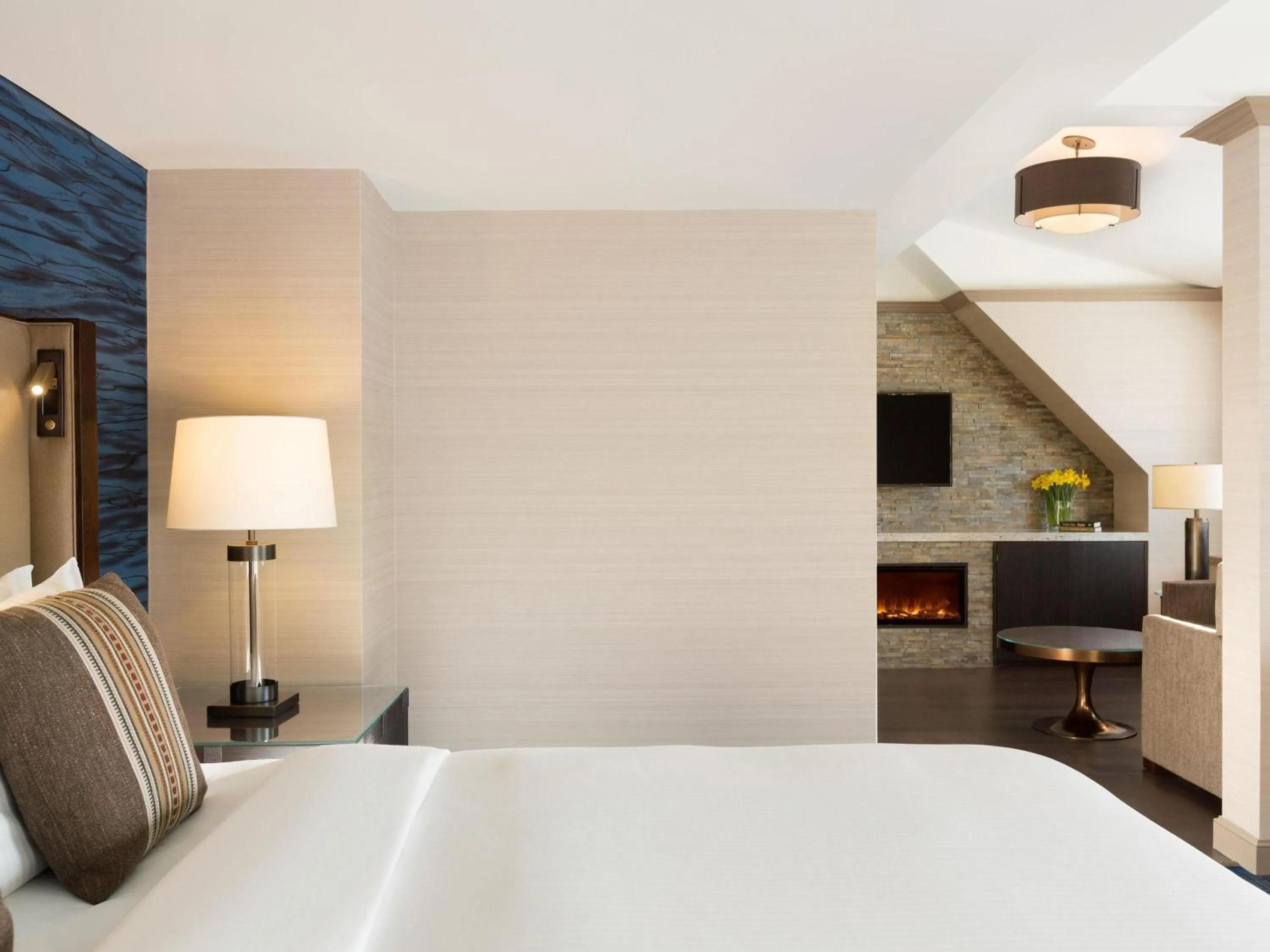 Bedroom, Bed in Fairmont Chateau Whistler