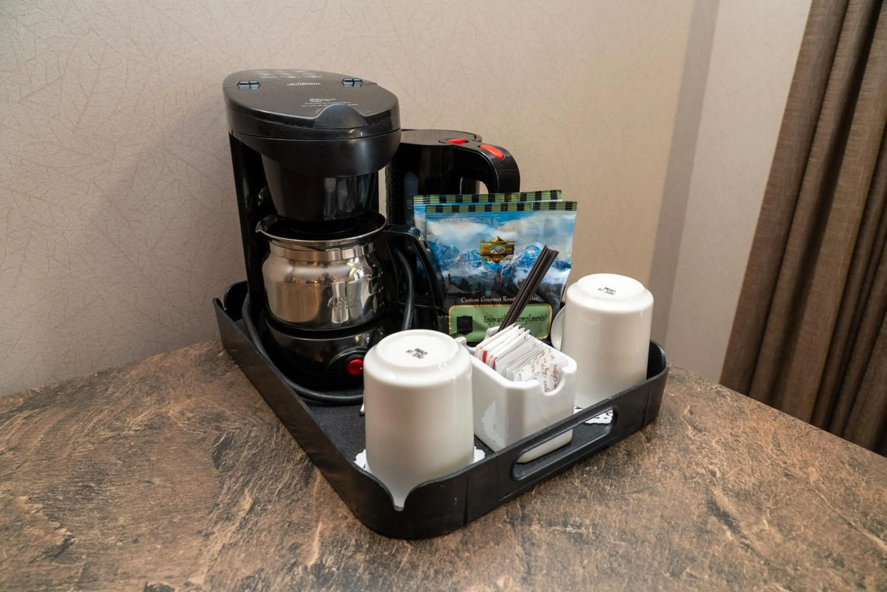 Coffee/tea facilities in The Rundlestone Lodge