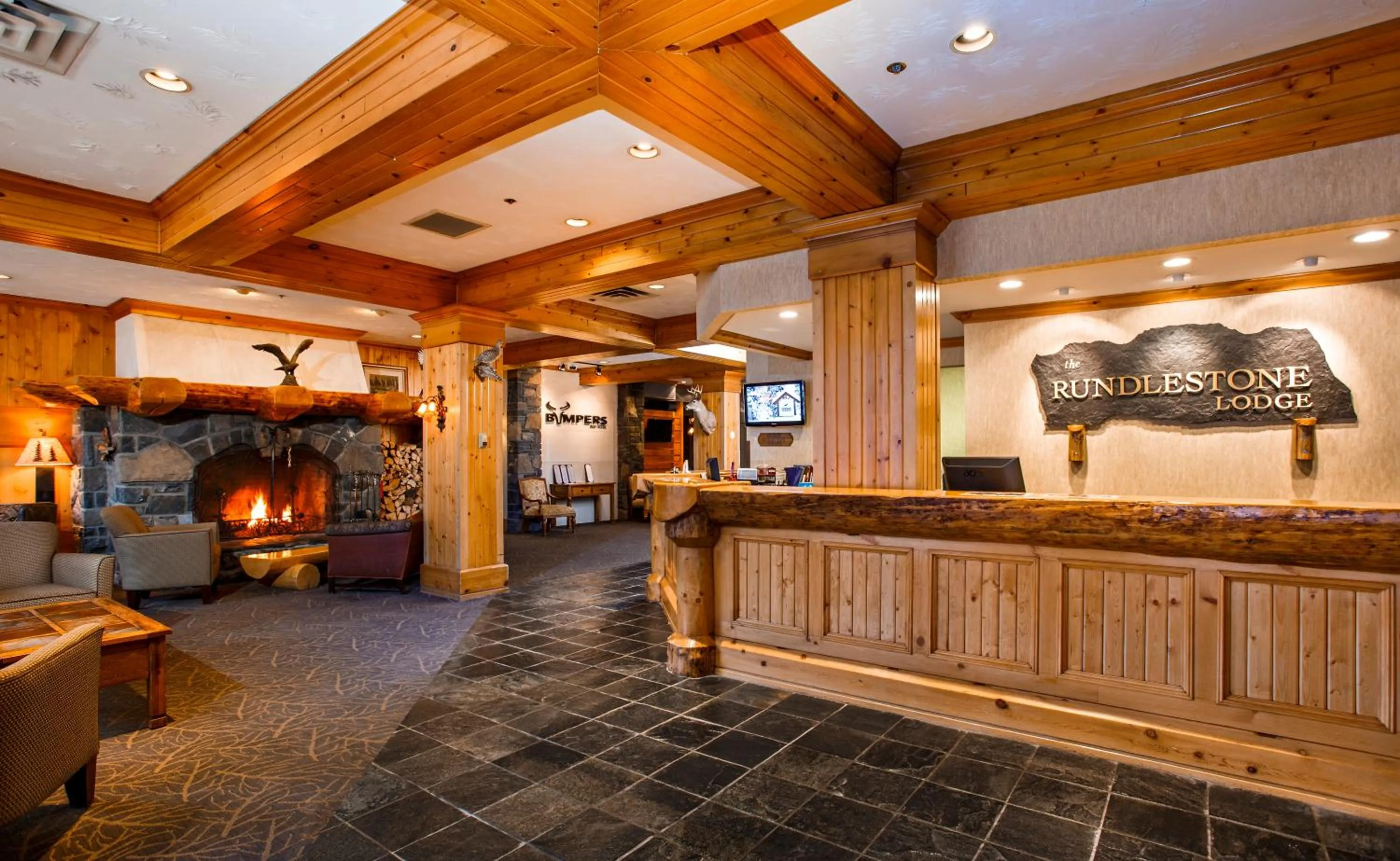Lobby or reception in The Rundlestone Lodge