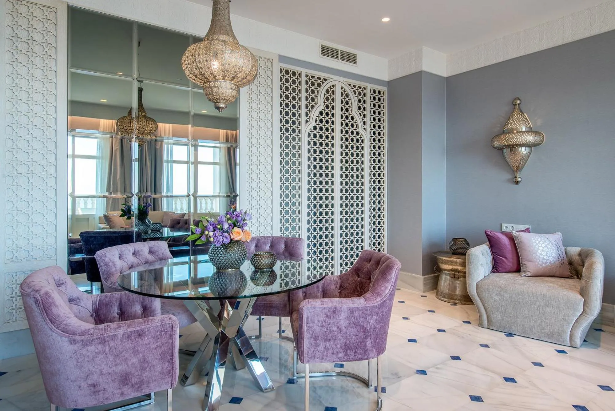 Living room in Gran Hotel Miramar GL