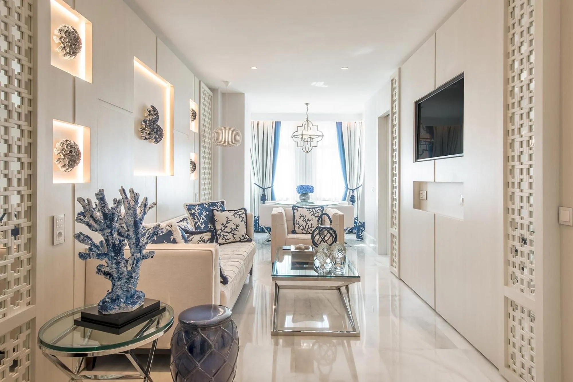 Living room in Gran Hotel Miramar GL