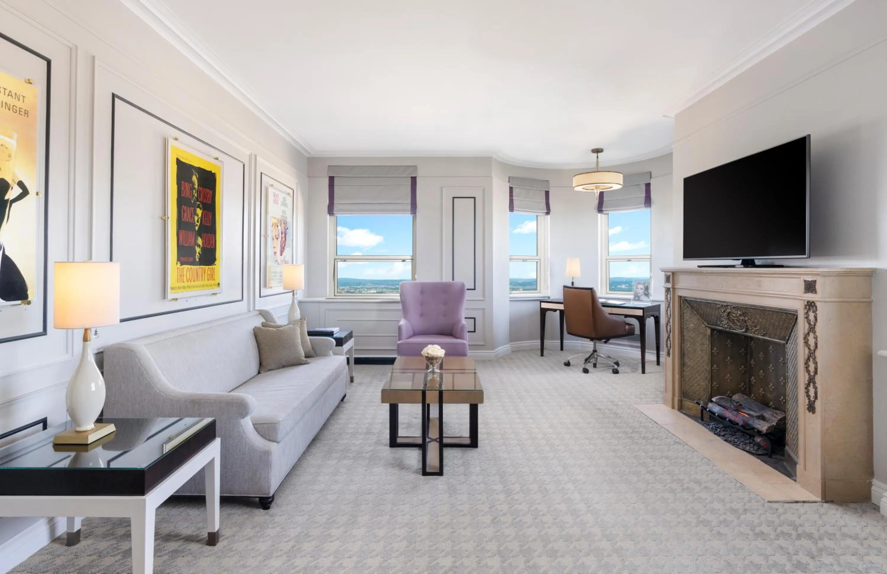 Living room in Fairmont Le Chateau Frontenac