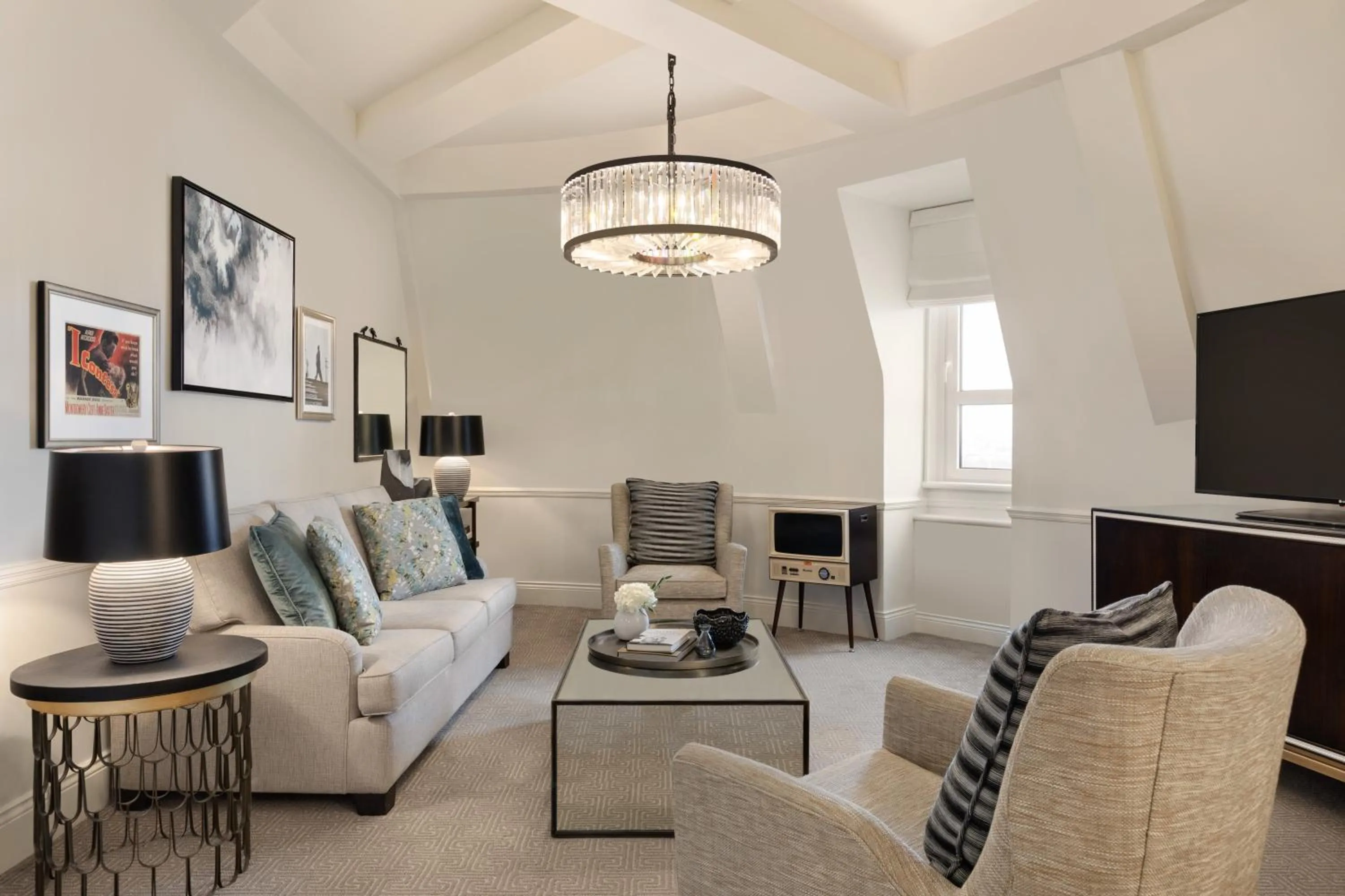 Living room in Fairmont Le Chateau Frontenac