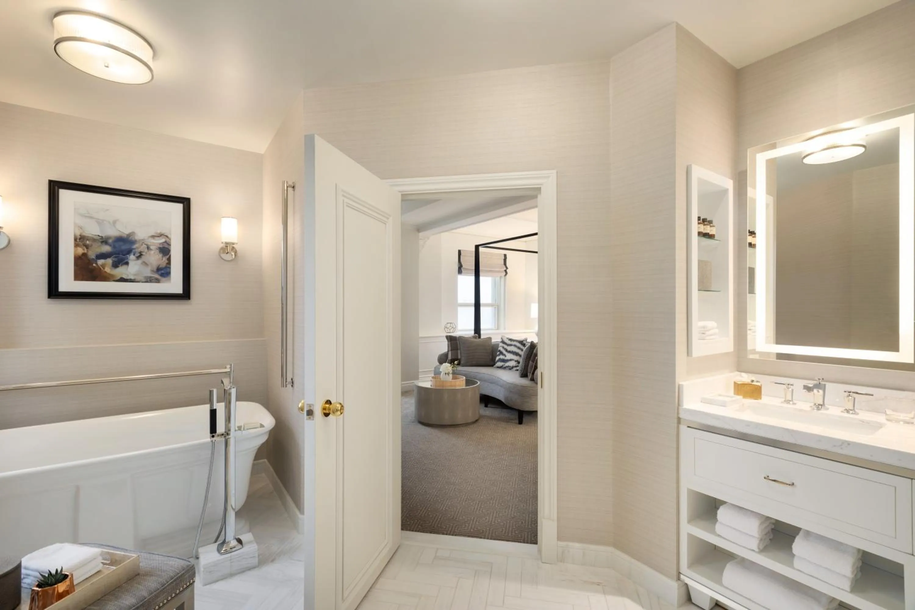 Bathroom in Fairmont Le Chateau Frontenac