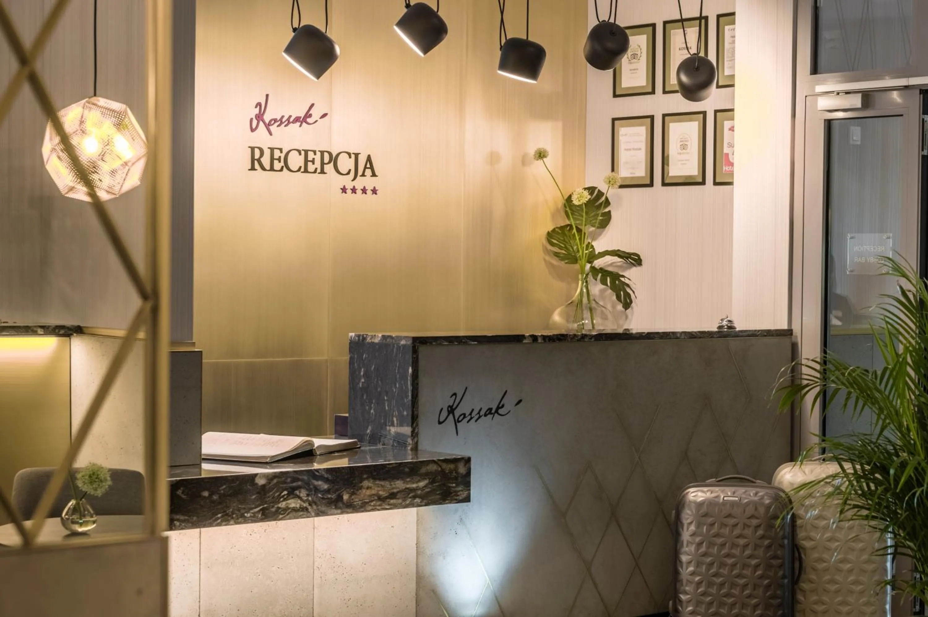 Lobby or reception in Hotel Kossak