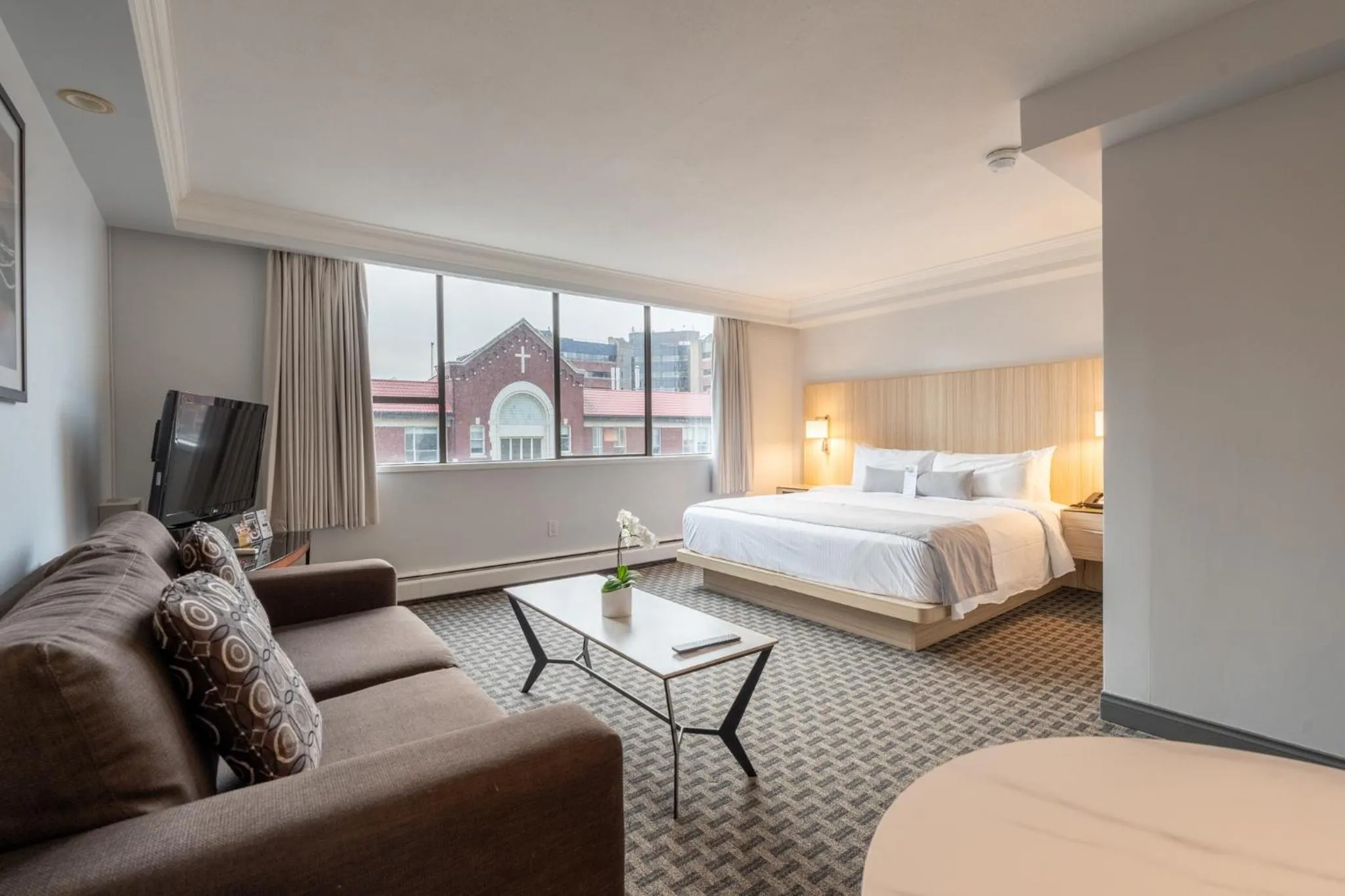 Bed in Century Plaza Hotel