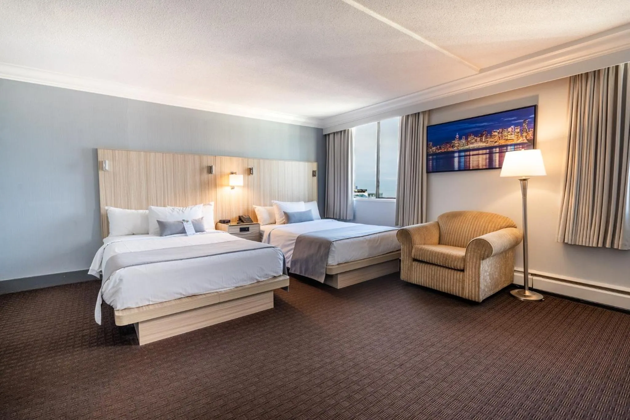 Bed in Century Plaza Hotel