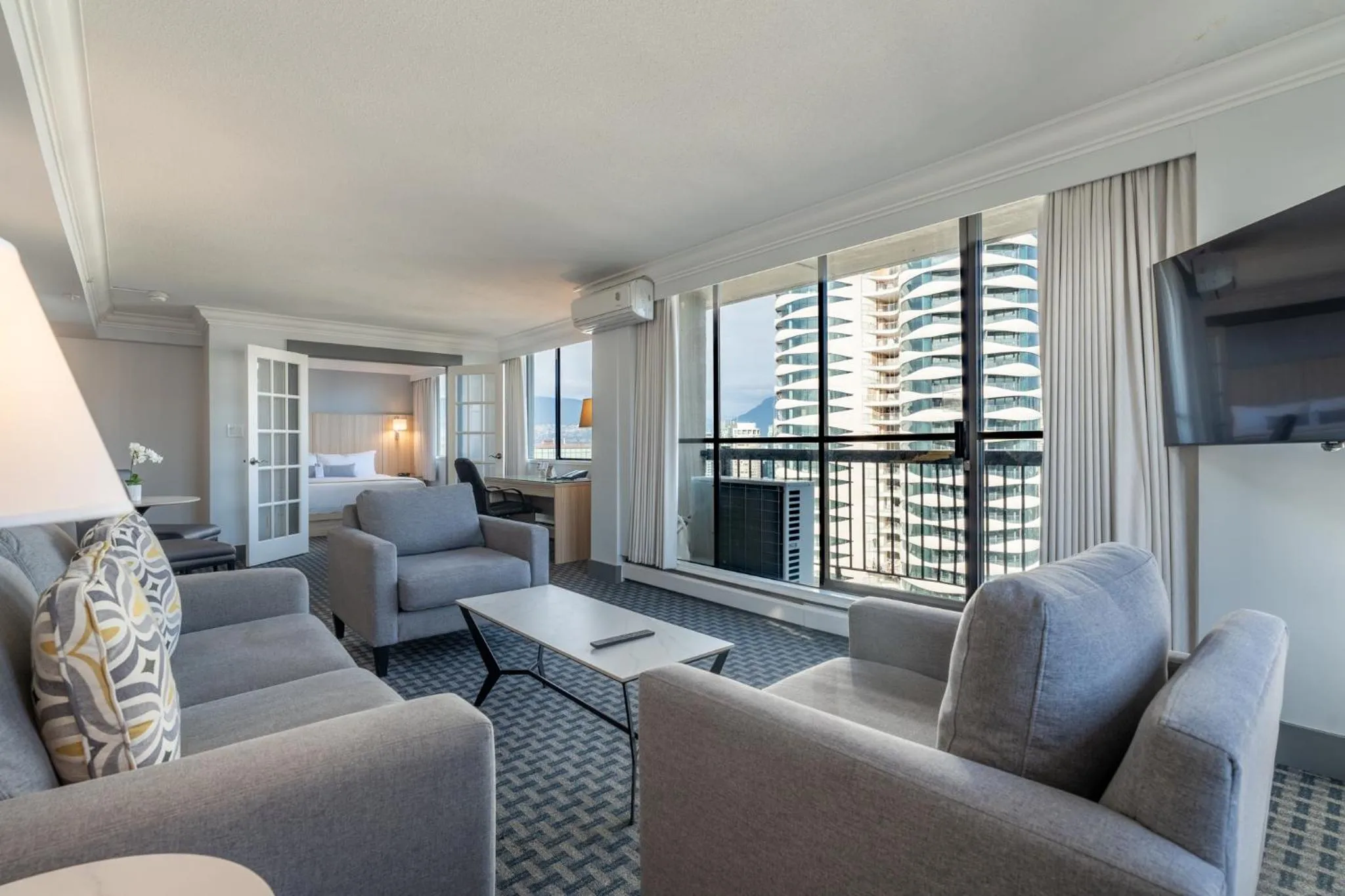 Living room in Century Plaza Hotel