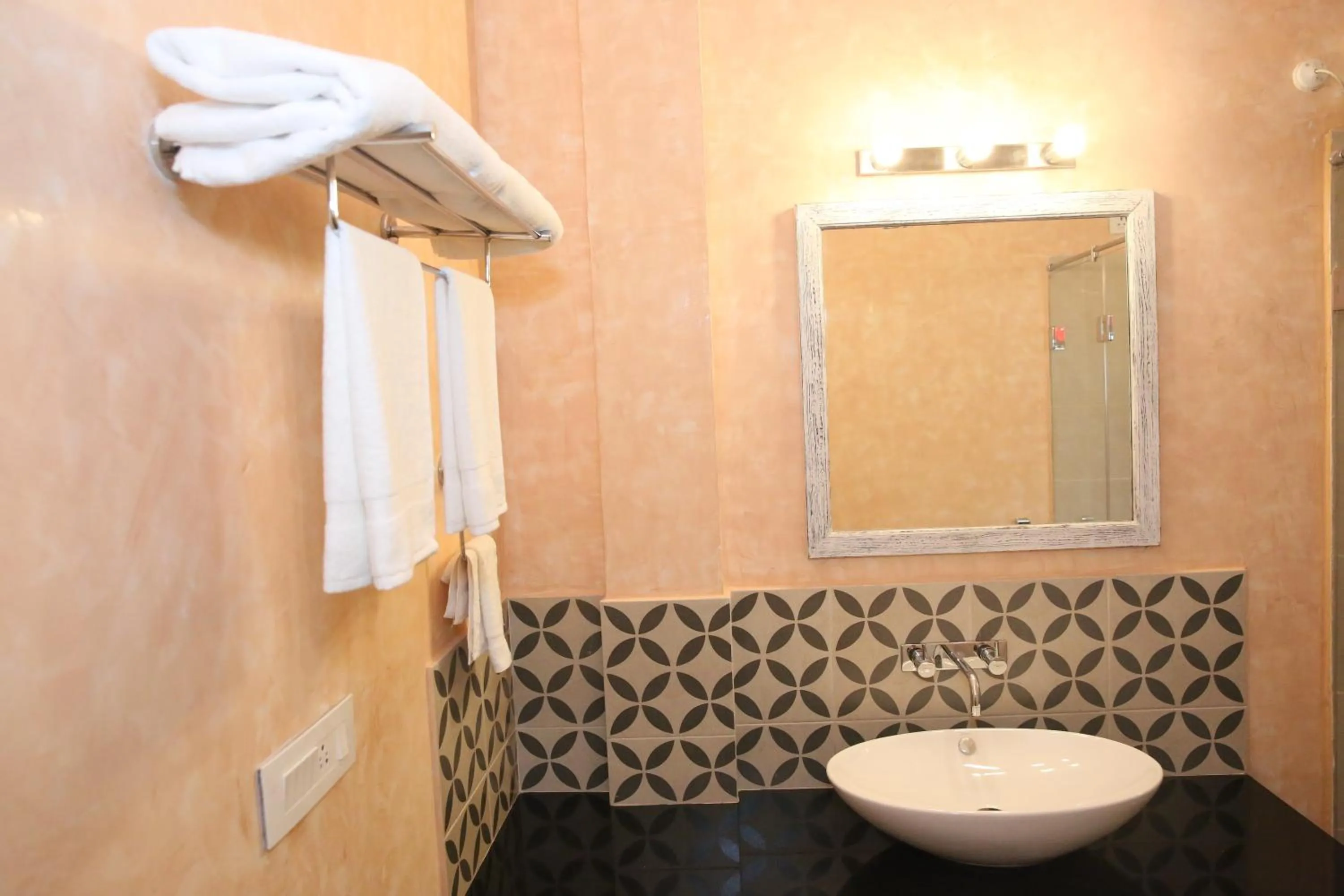 Bathroom in Lar Amorosa Boutique Hotel - Goa