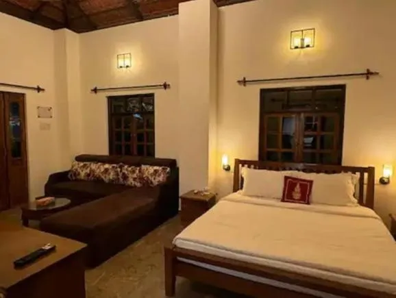 Bedroom, Bed in Lar Amorosa Boutique Hotel - Goa