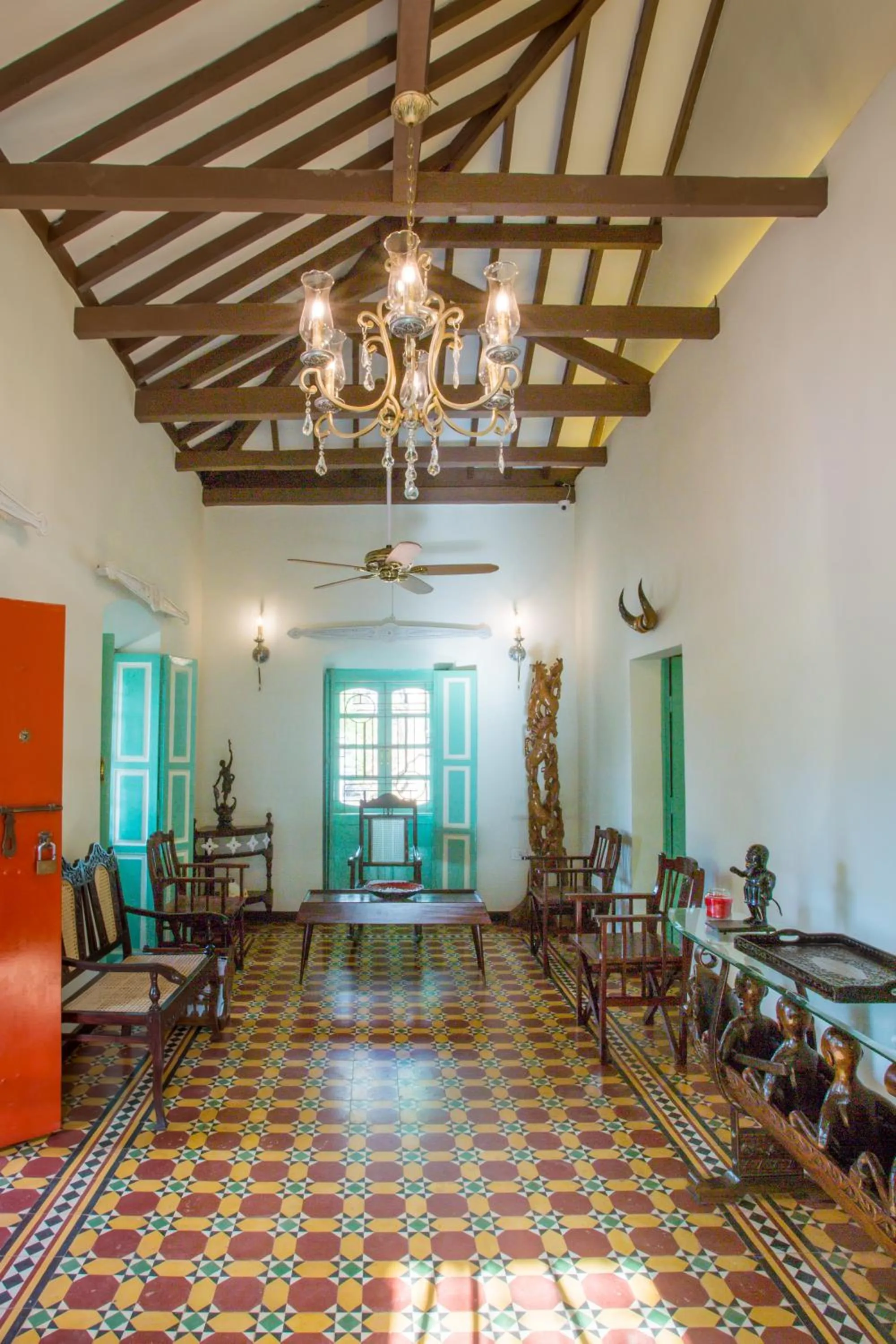 Living room in Lar Amorosa Boutique Hotel - Goa