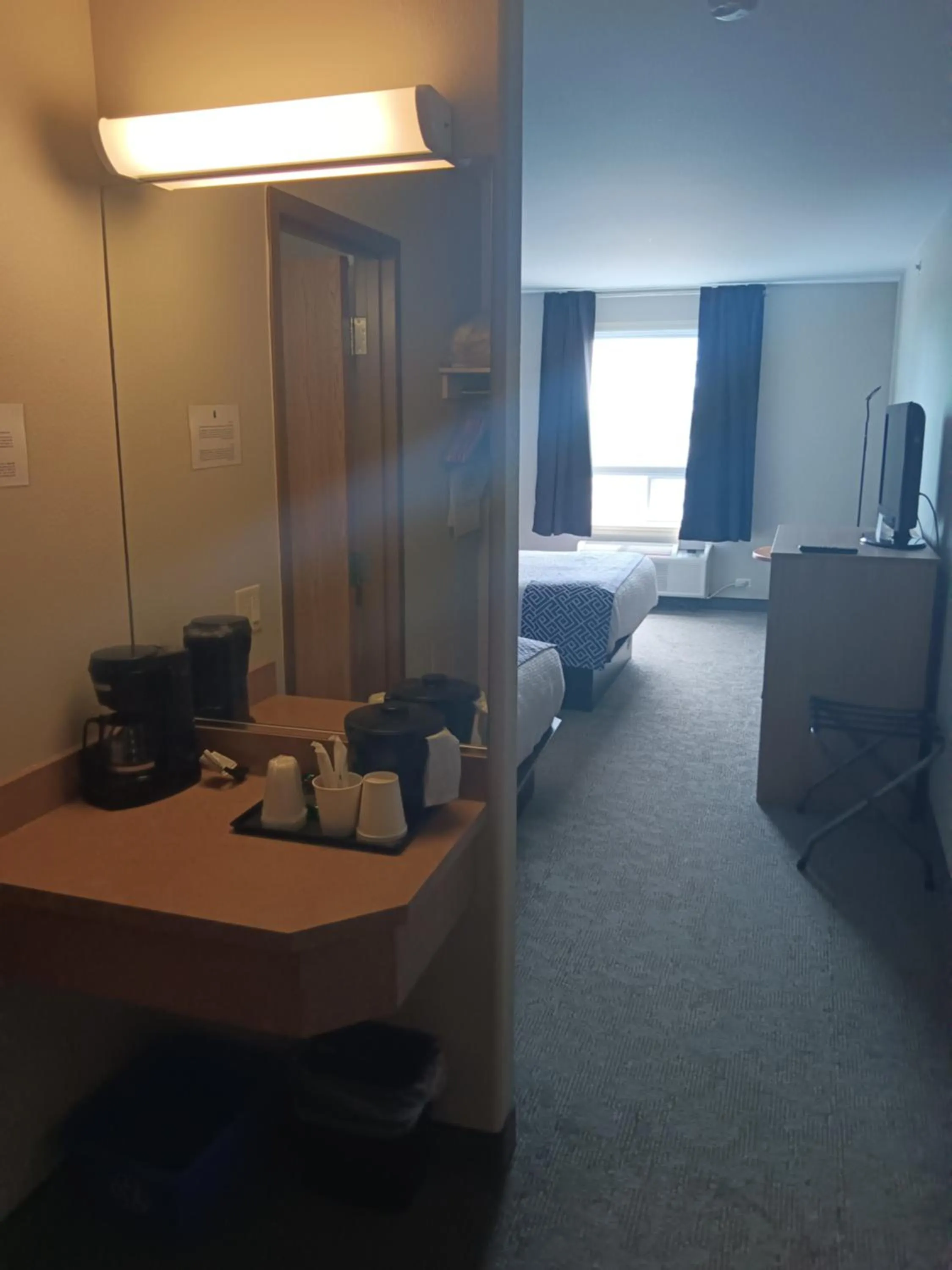 Bed in Super 8 by Wyndham St-Jerome