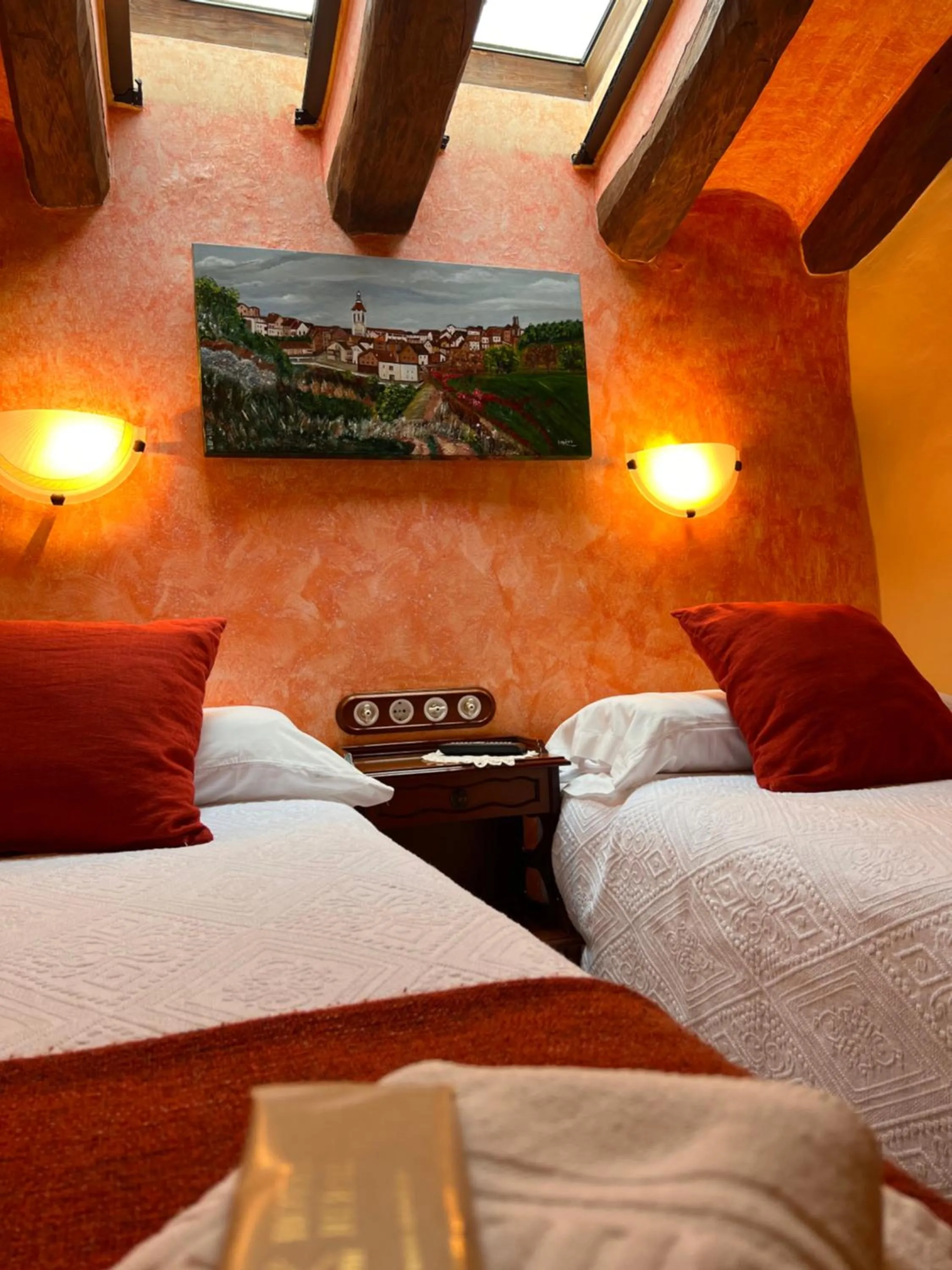 Bedroom, Bed in El Molí de Pontons suites con jacuzzi spa