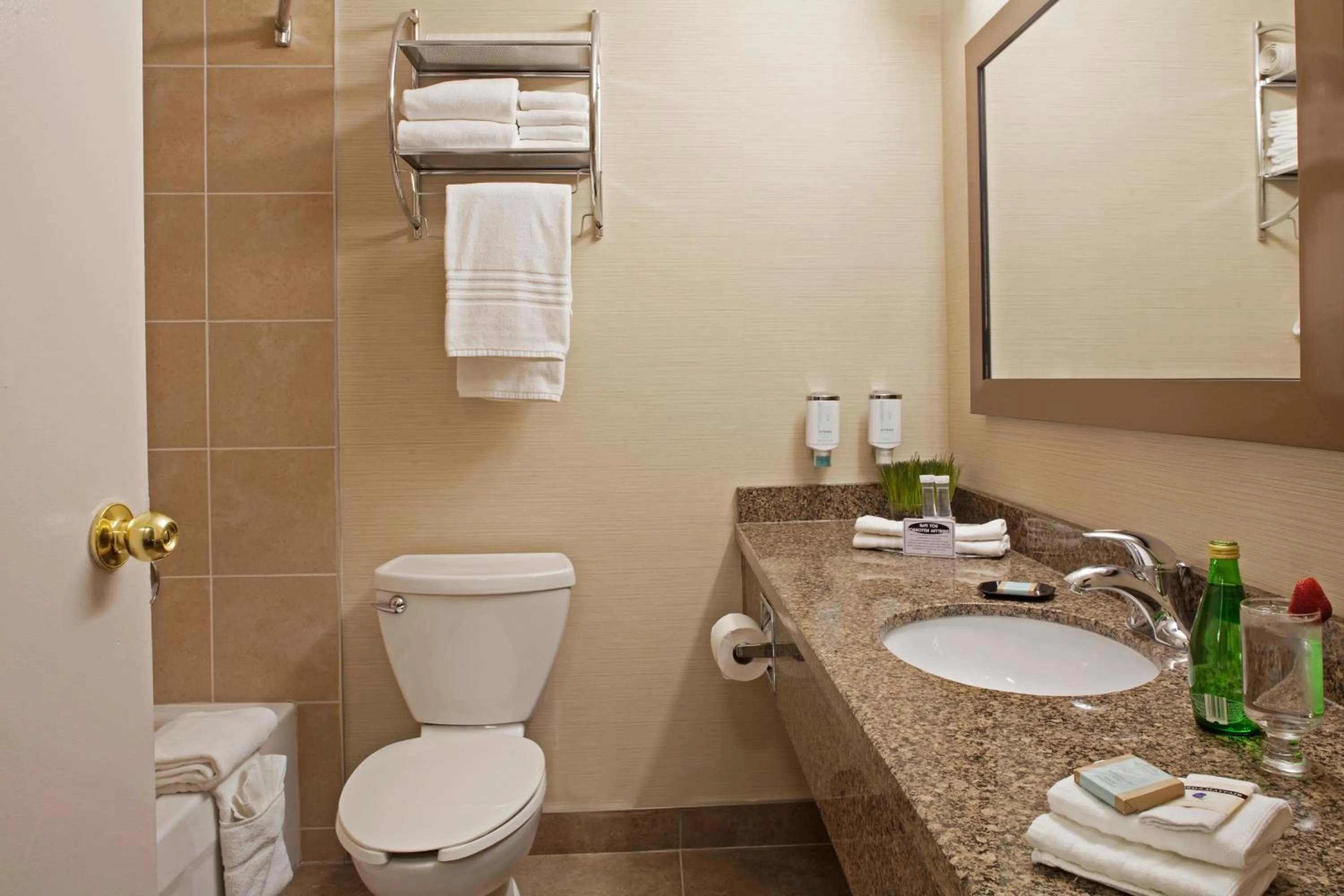 Bathroom in Travelodge by Wyndham Oshawa Whitby