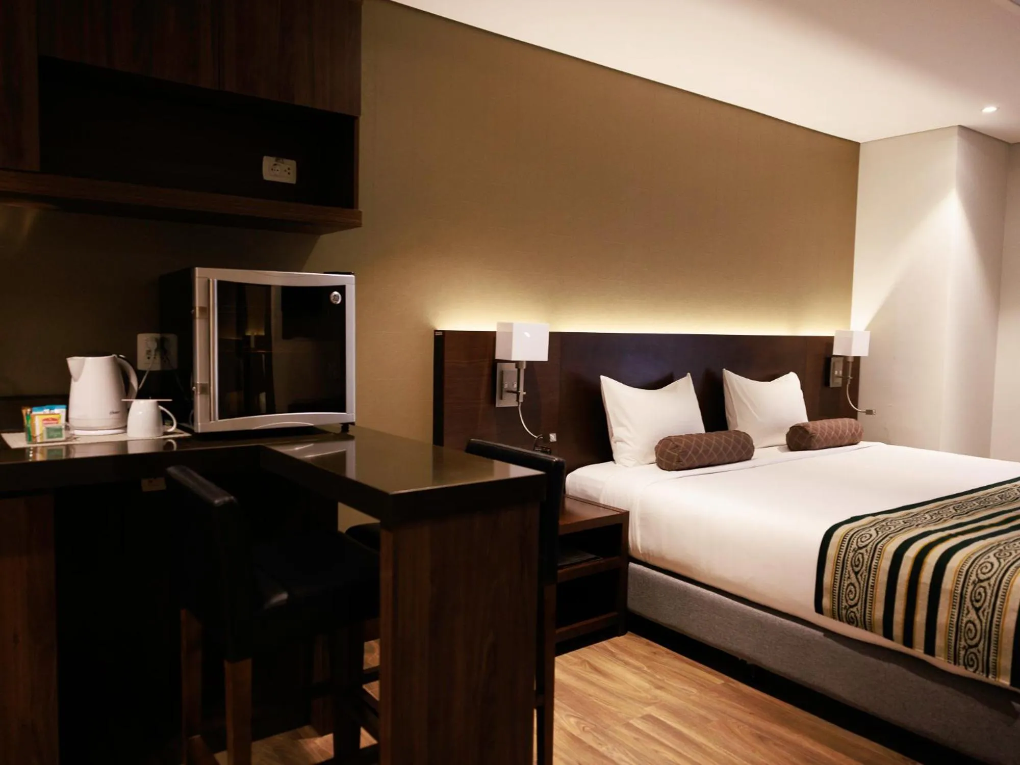 Bed in Hotel Rennova