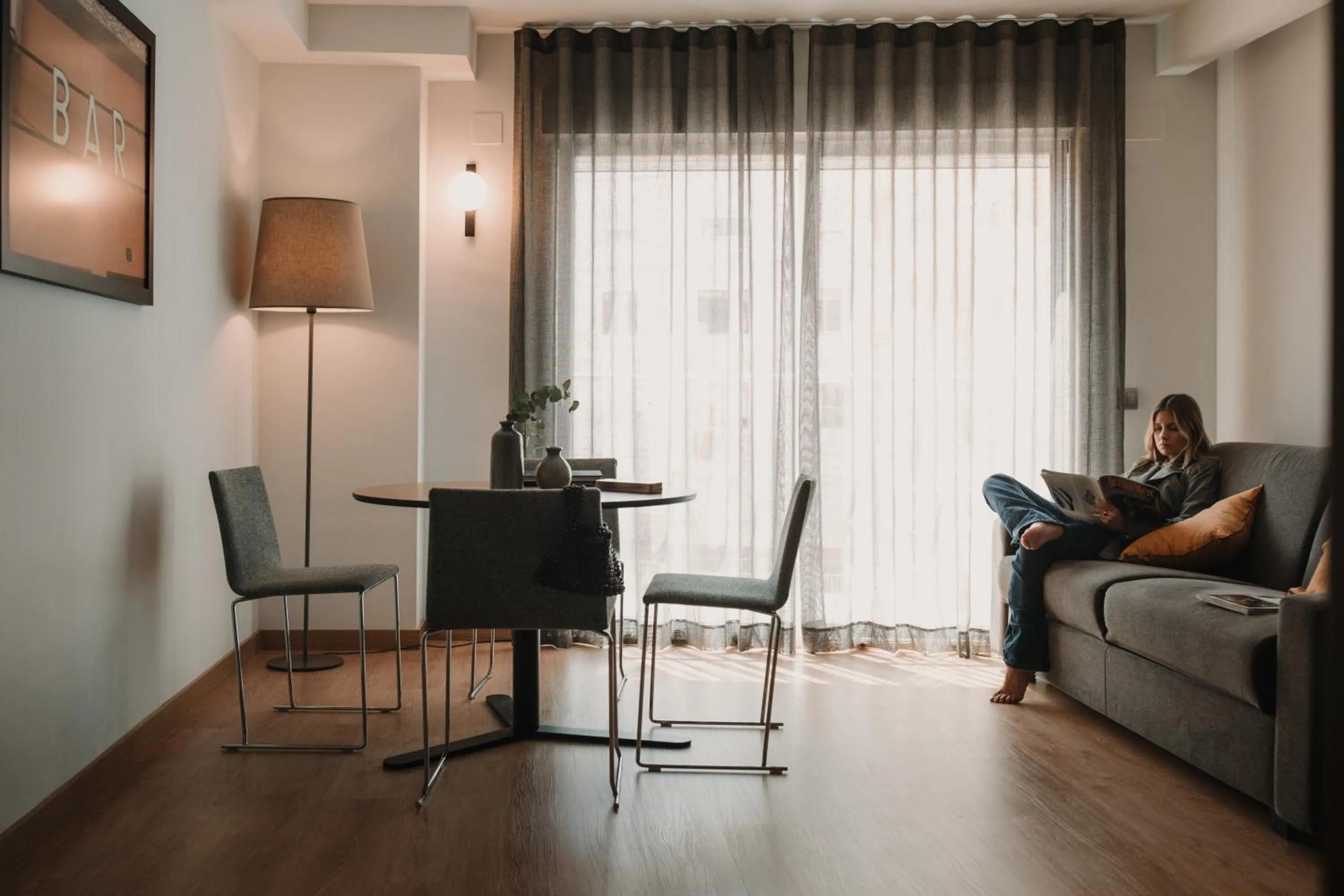 Seating area in Parker The Urban Flats