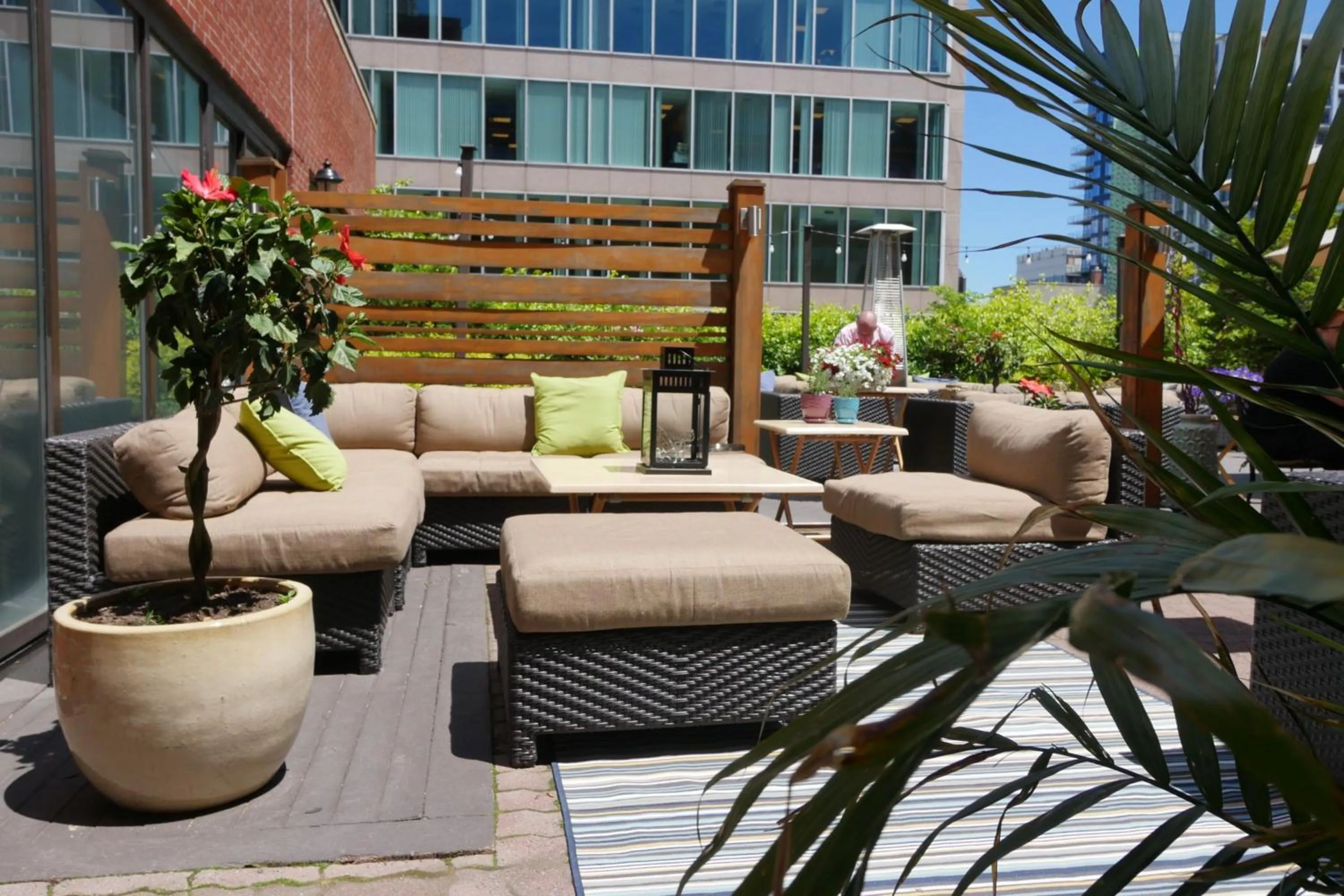 Patio in The Prince George Hotel