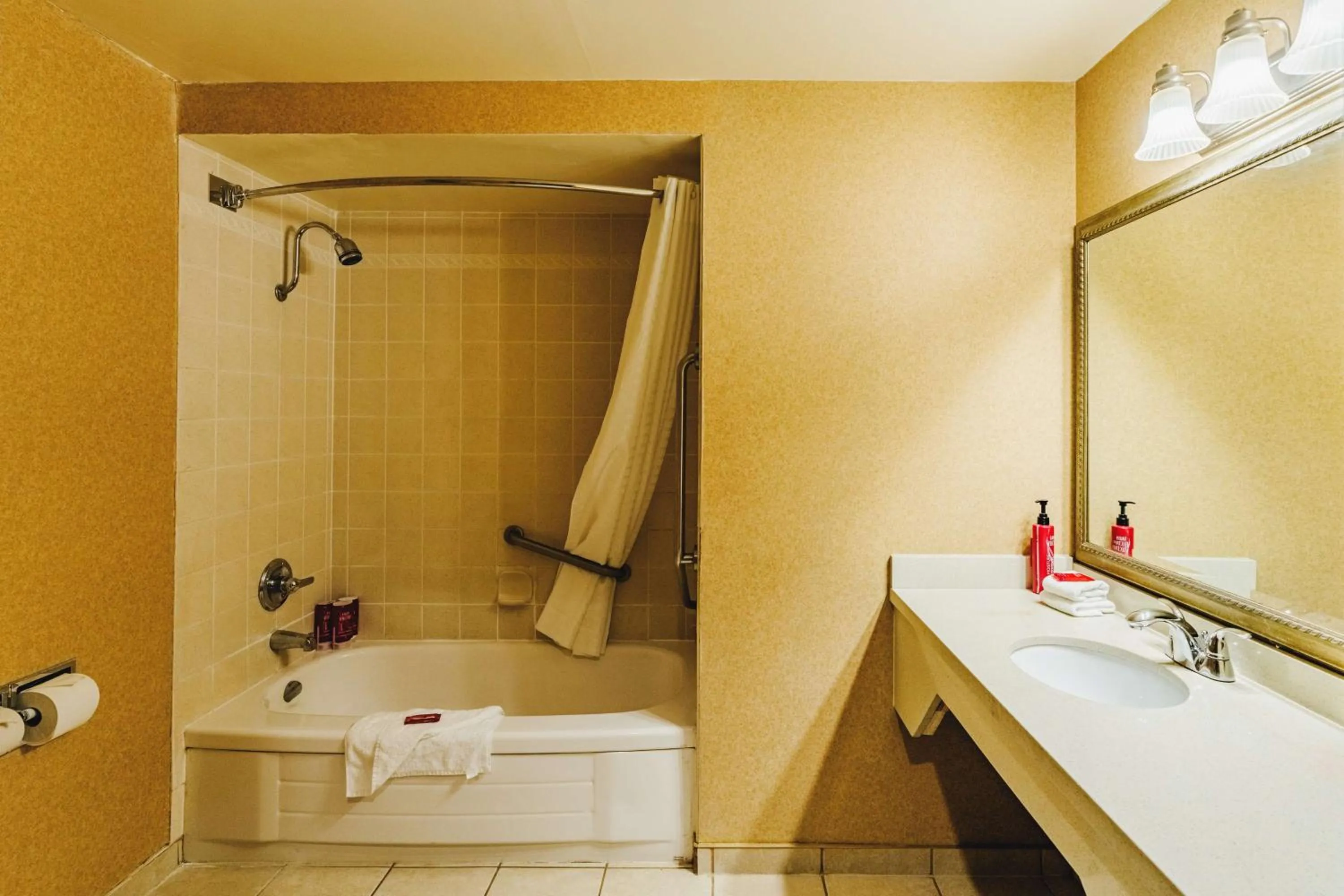 Bathroom in SureStay Plus by Best Western Coquitlam