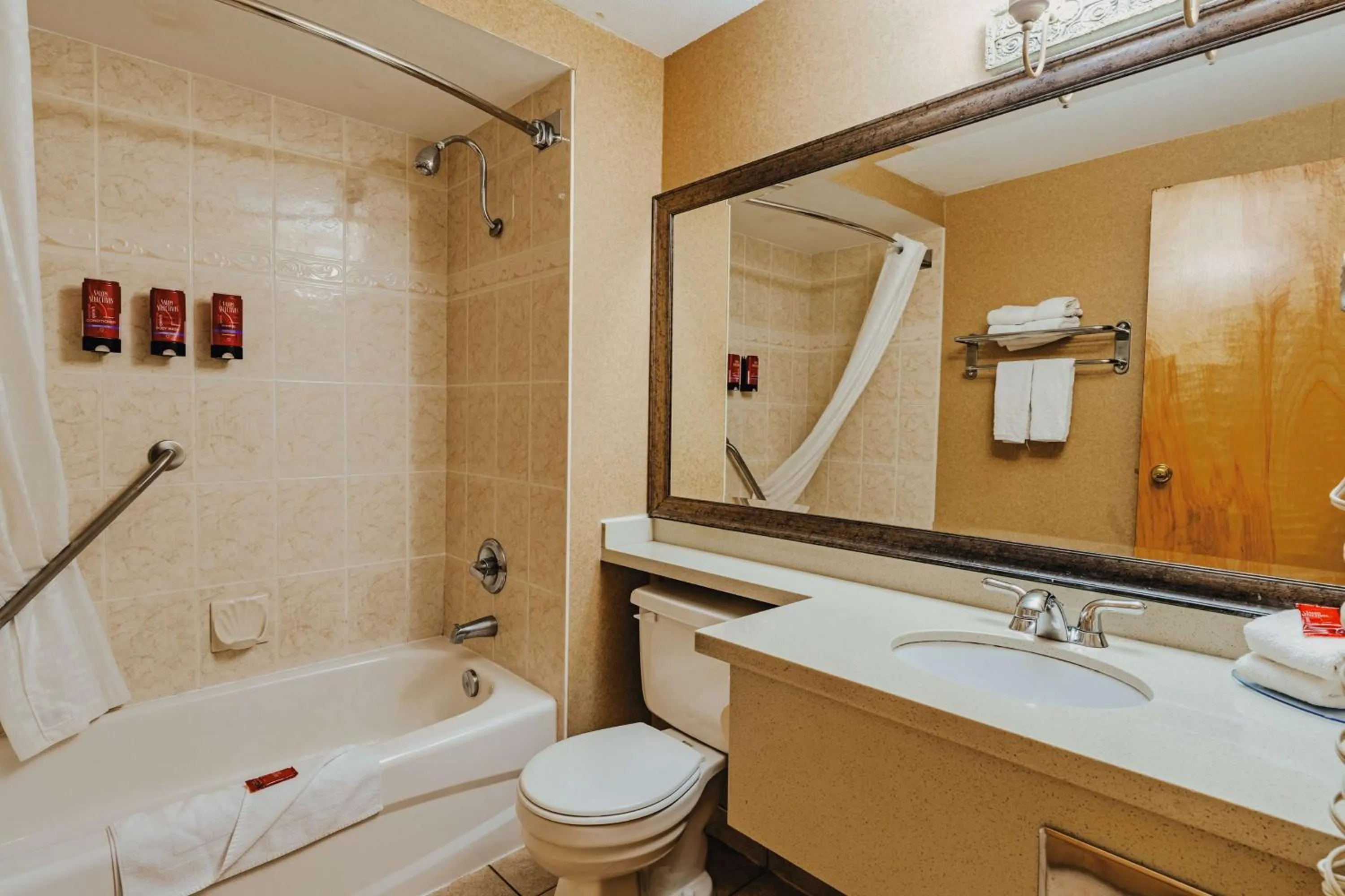 Bathroom in SureStay Plus by Best Western Coquitlam
