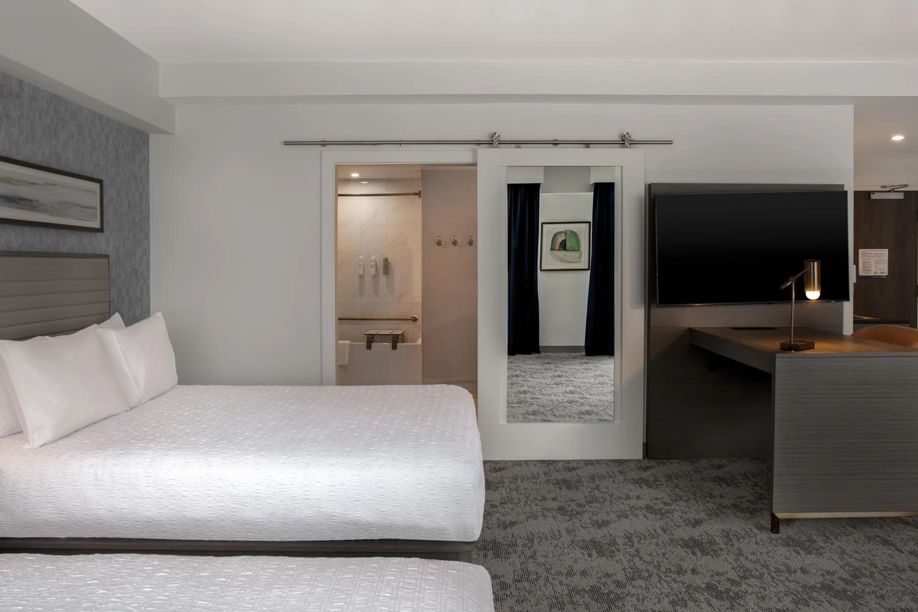 Bed in Hampton Inn By Hilton Winnipeg Downtown