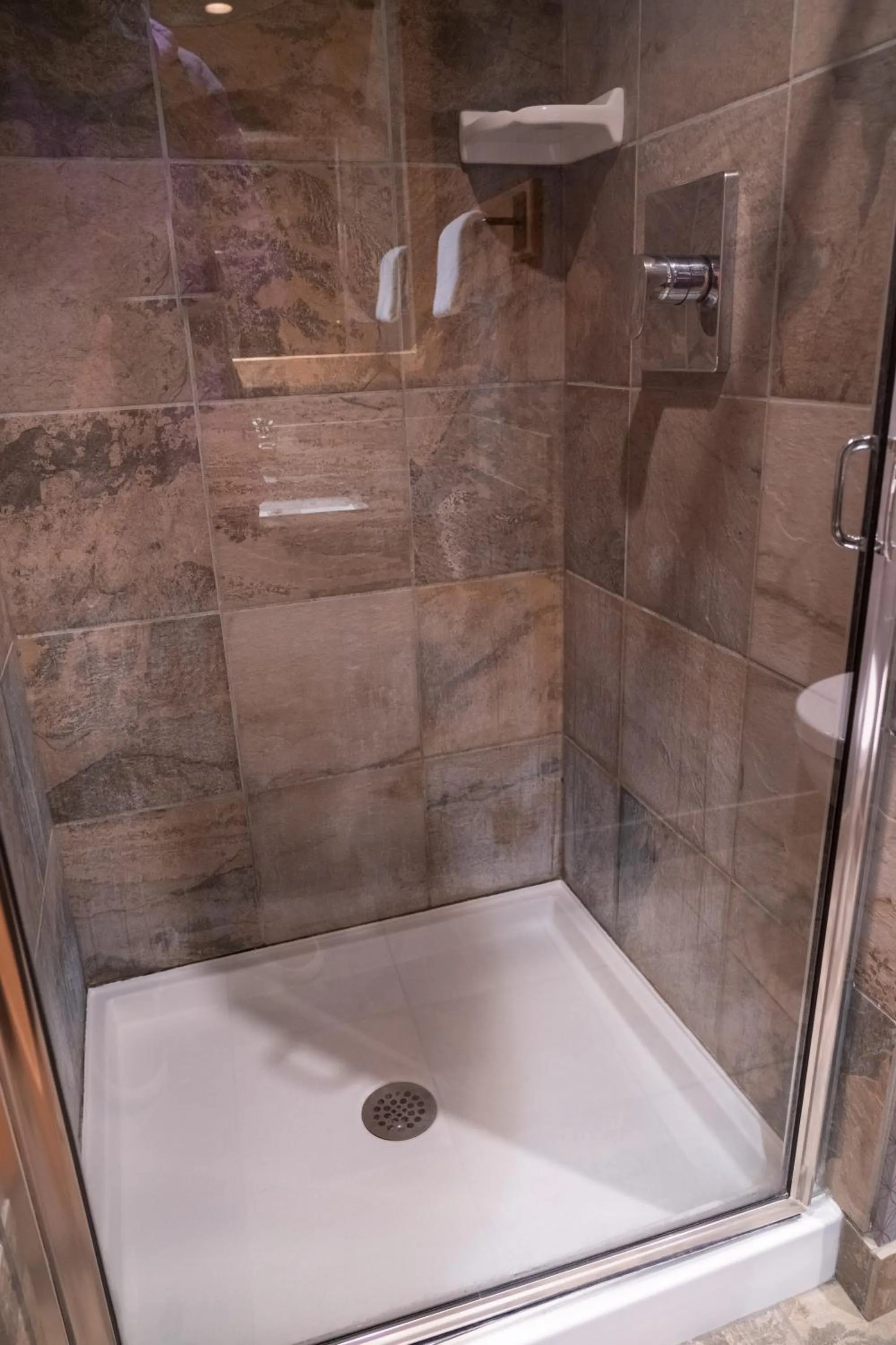 Shower in Banff Rocky Mountain Resort