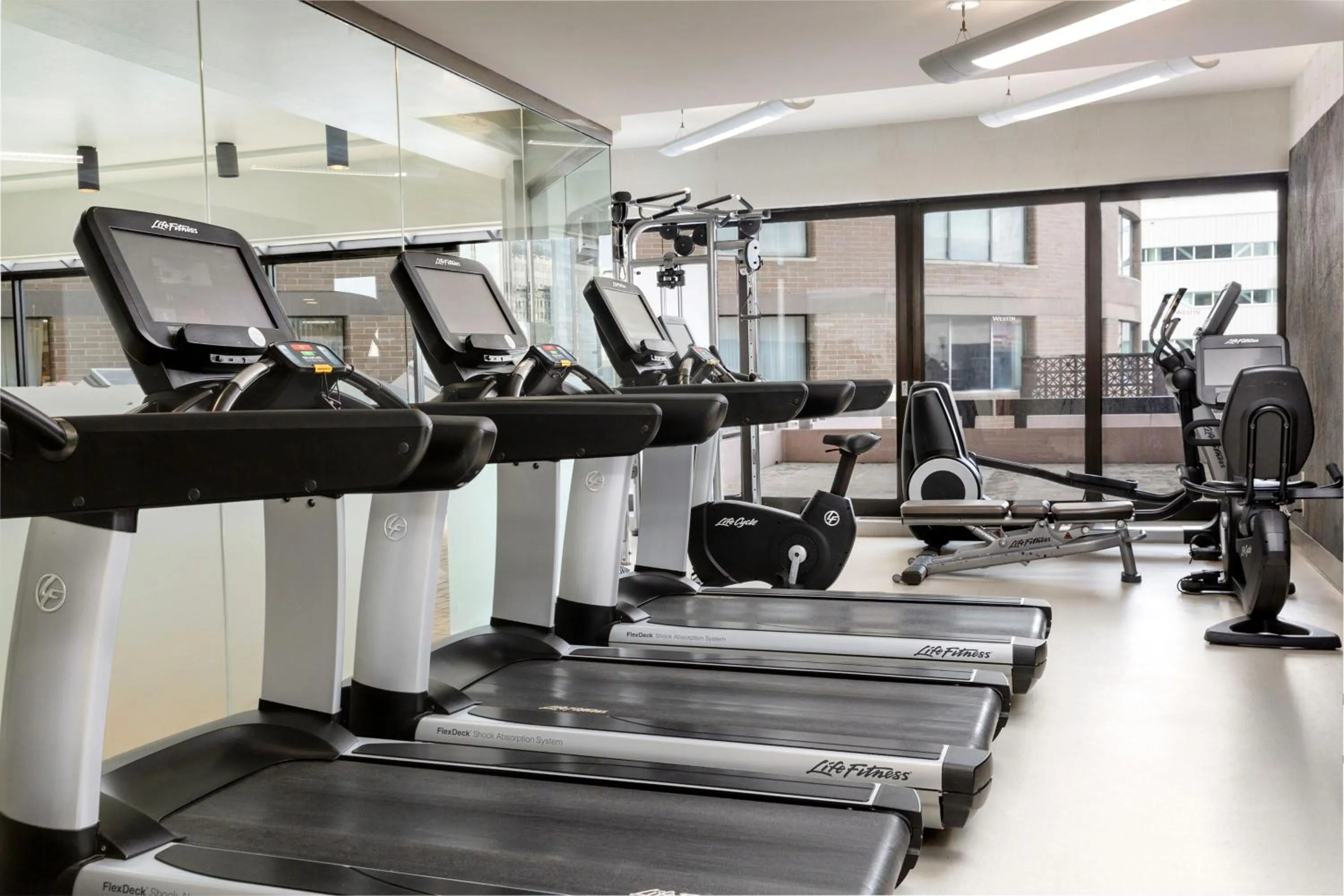 Fitness centre/facilities in The Westin Edmonton